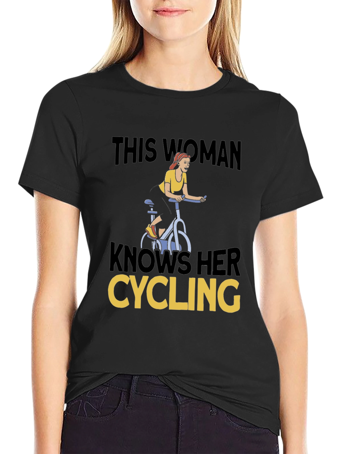 Cycling Womans T-Shirt: Stylish Activewear