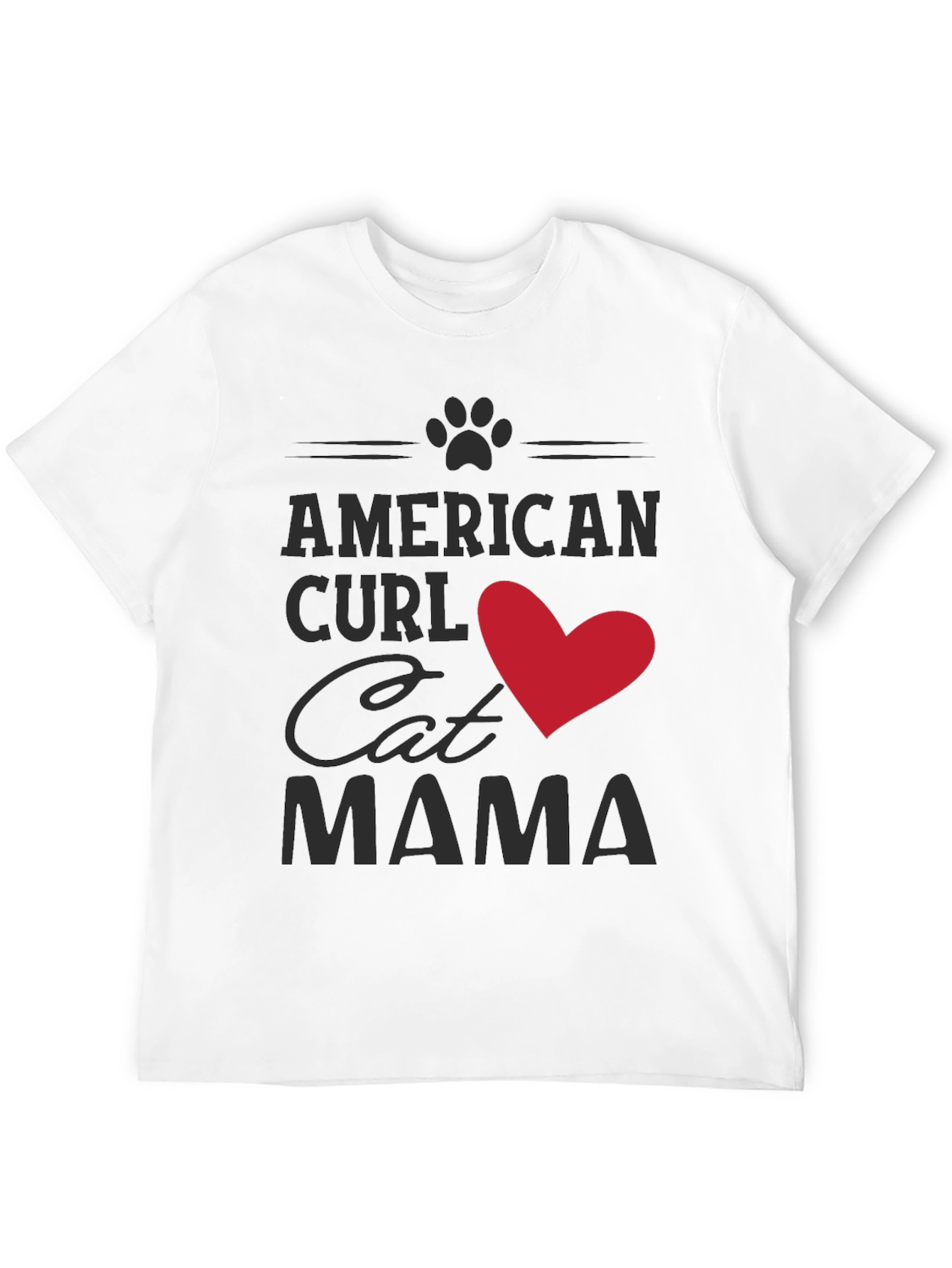 American Curl Cat Mama T-Shirt