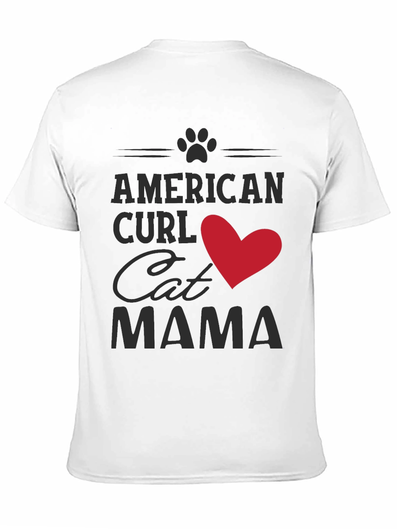 American Curl Cat Mama T-Shirt