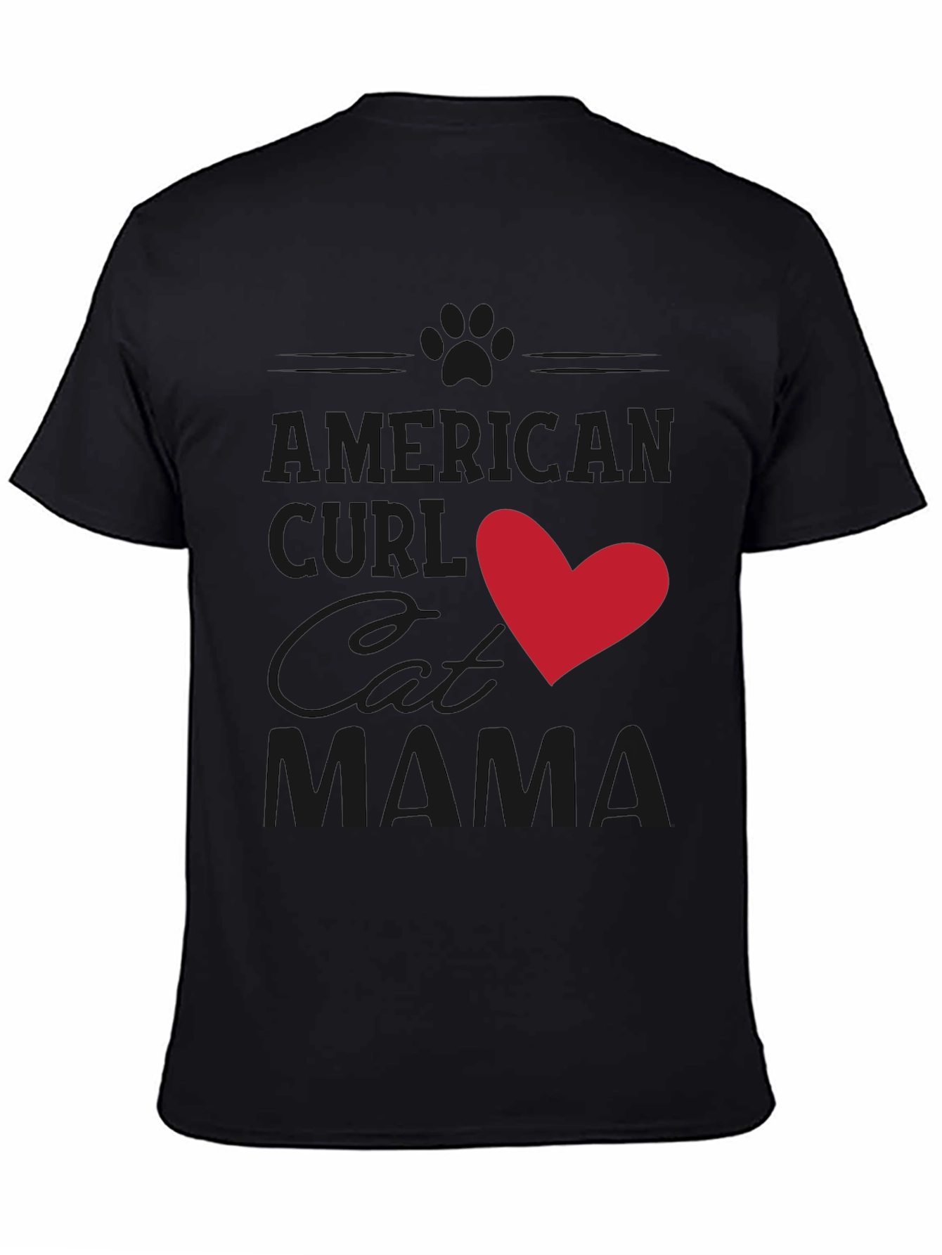 American Curl Cat Mama T-Shirt