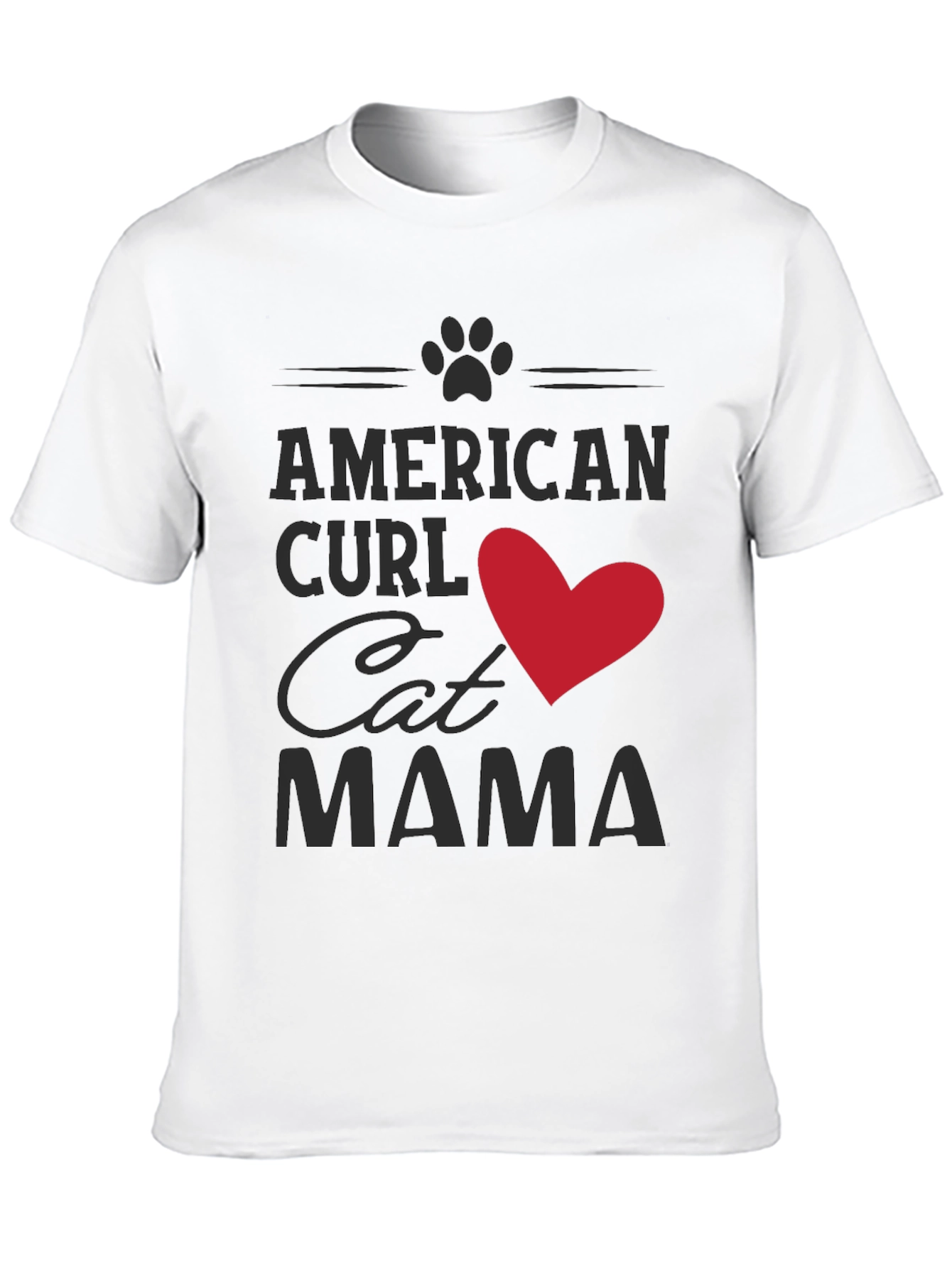 American Curl Cat Mama T-Shirt