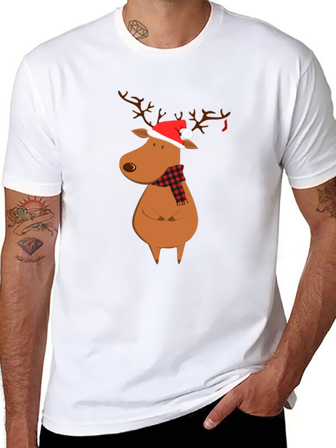 Christmas Reindeer Graphic Tee