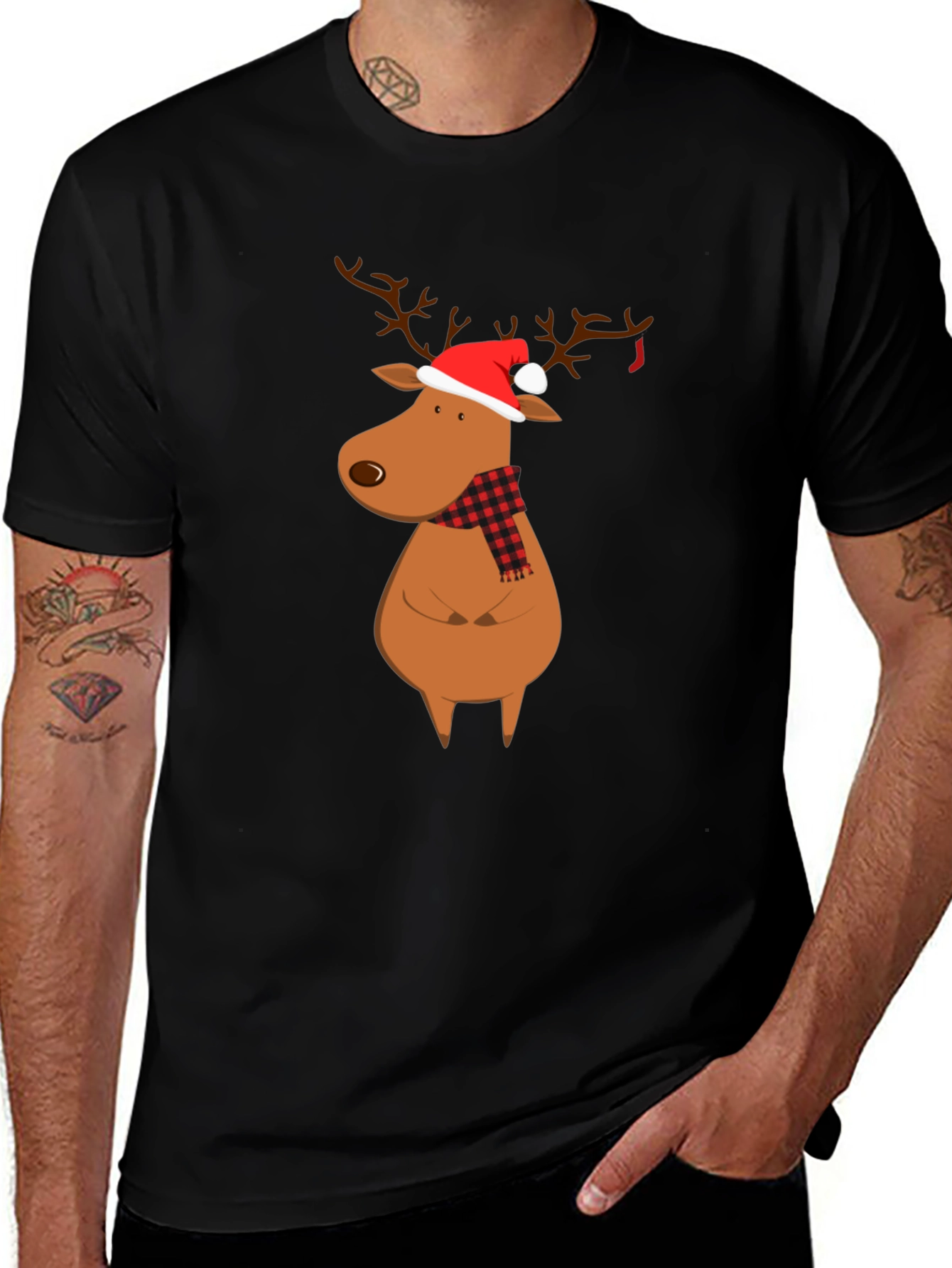 Christmas Reindeer Graphic Tee