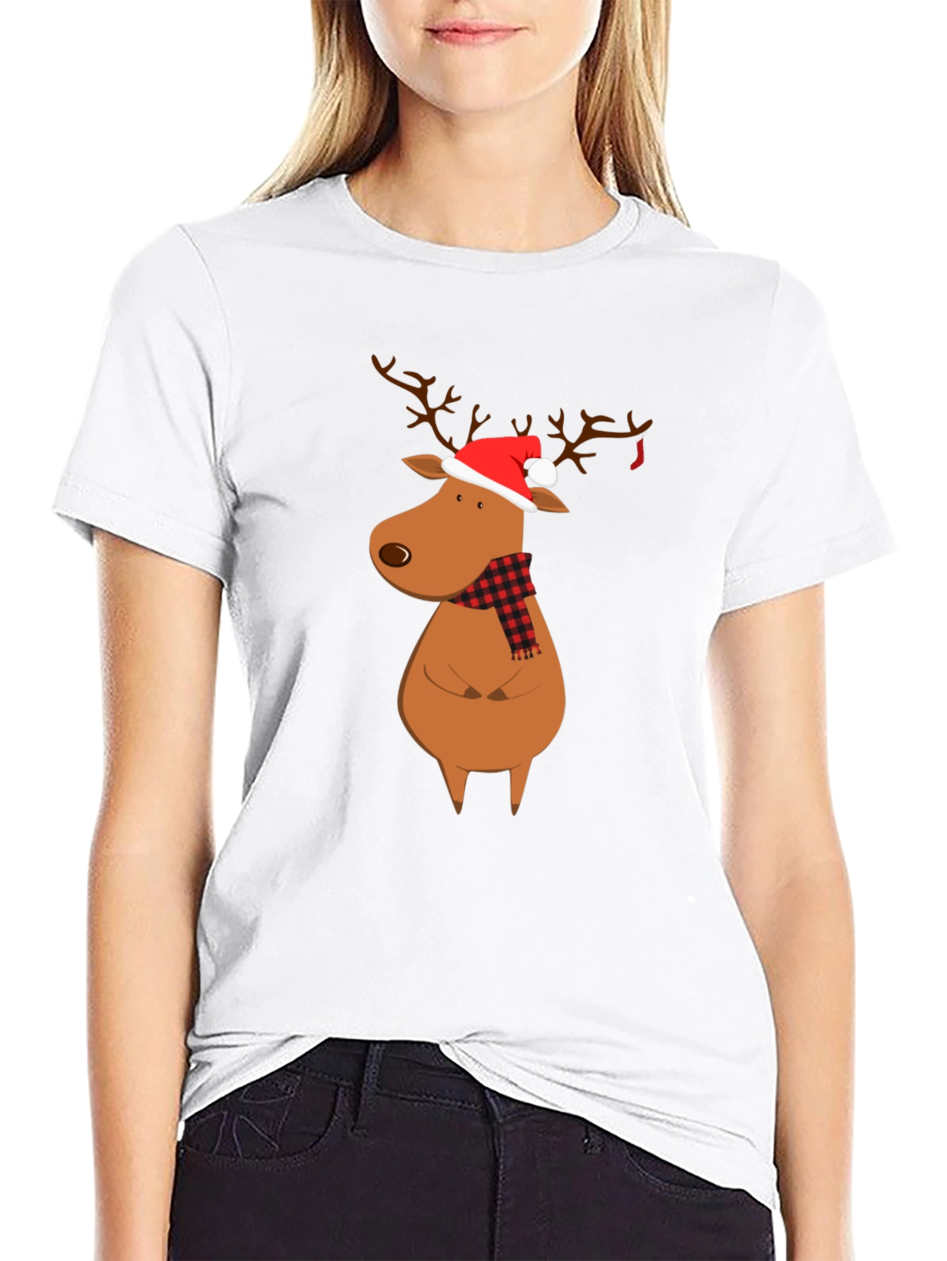 Christmas Reindeer Graphic Tee