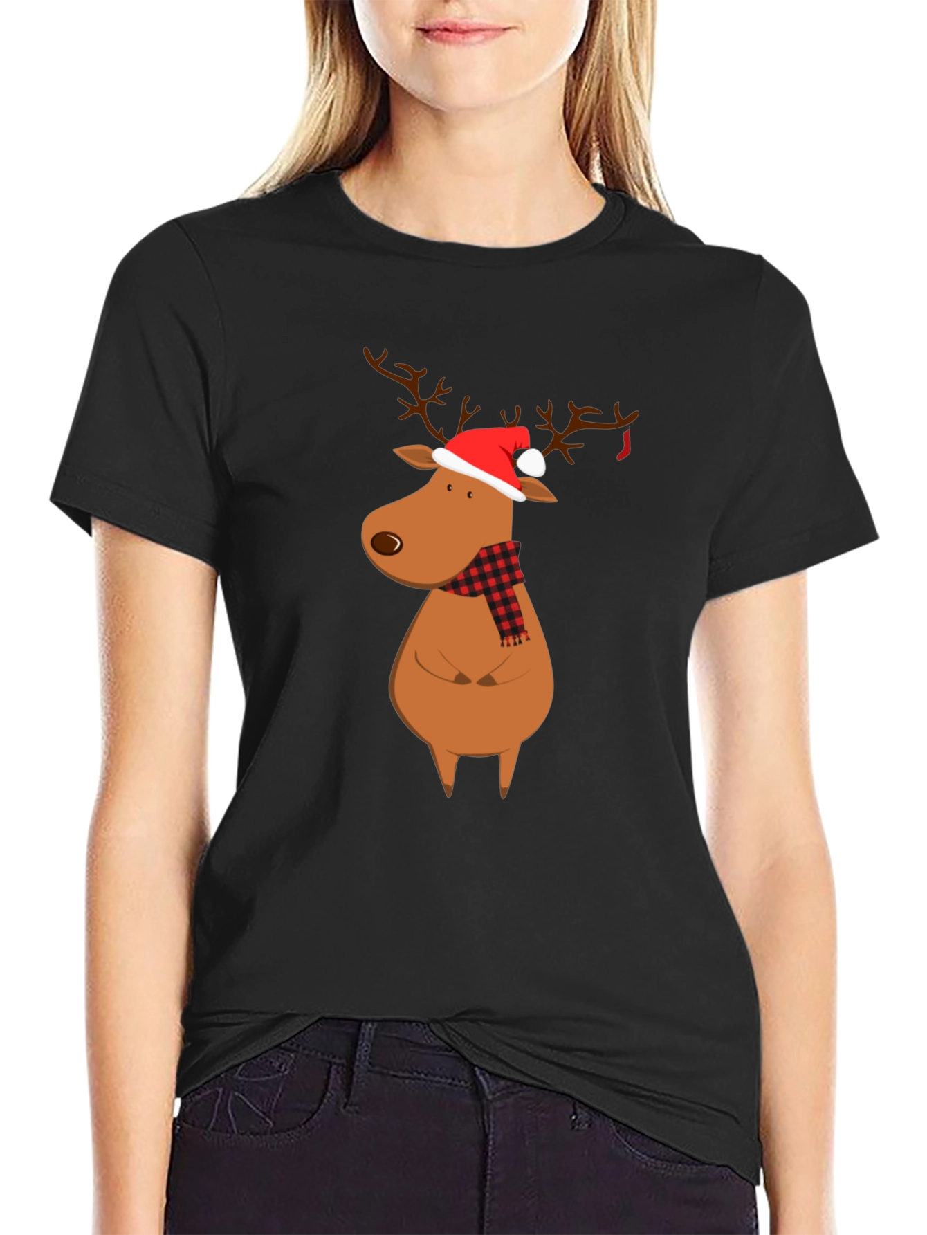 Christmas Reindeer Graphic Tee