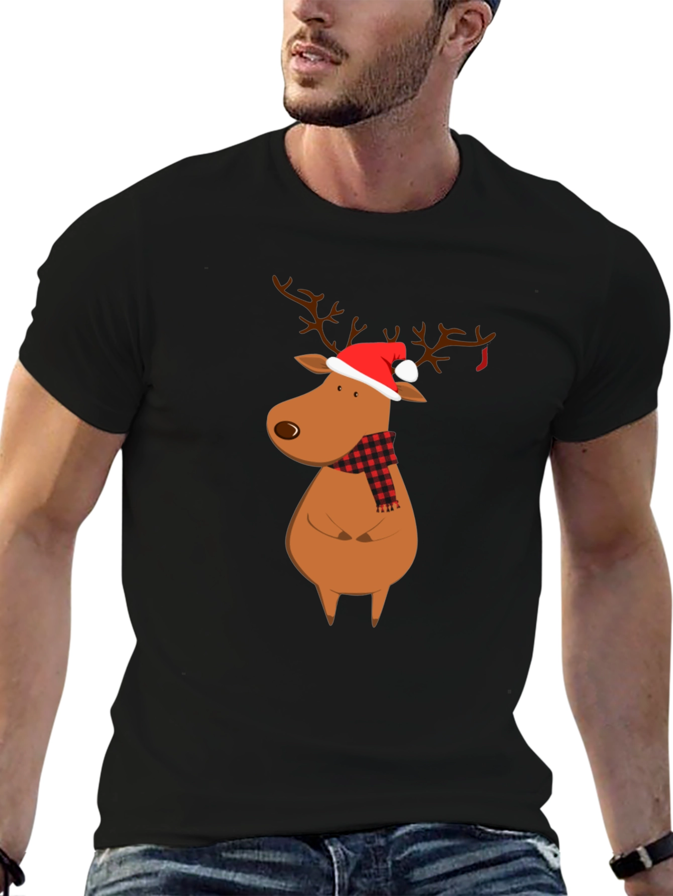 Christmas Reindeer Graphic Tee
