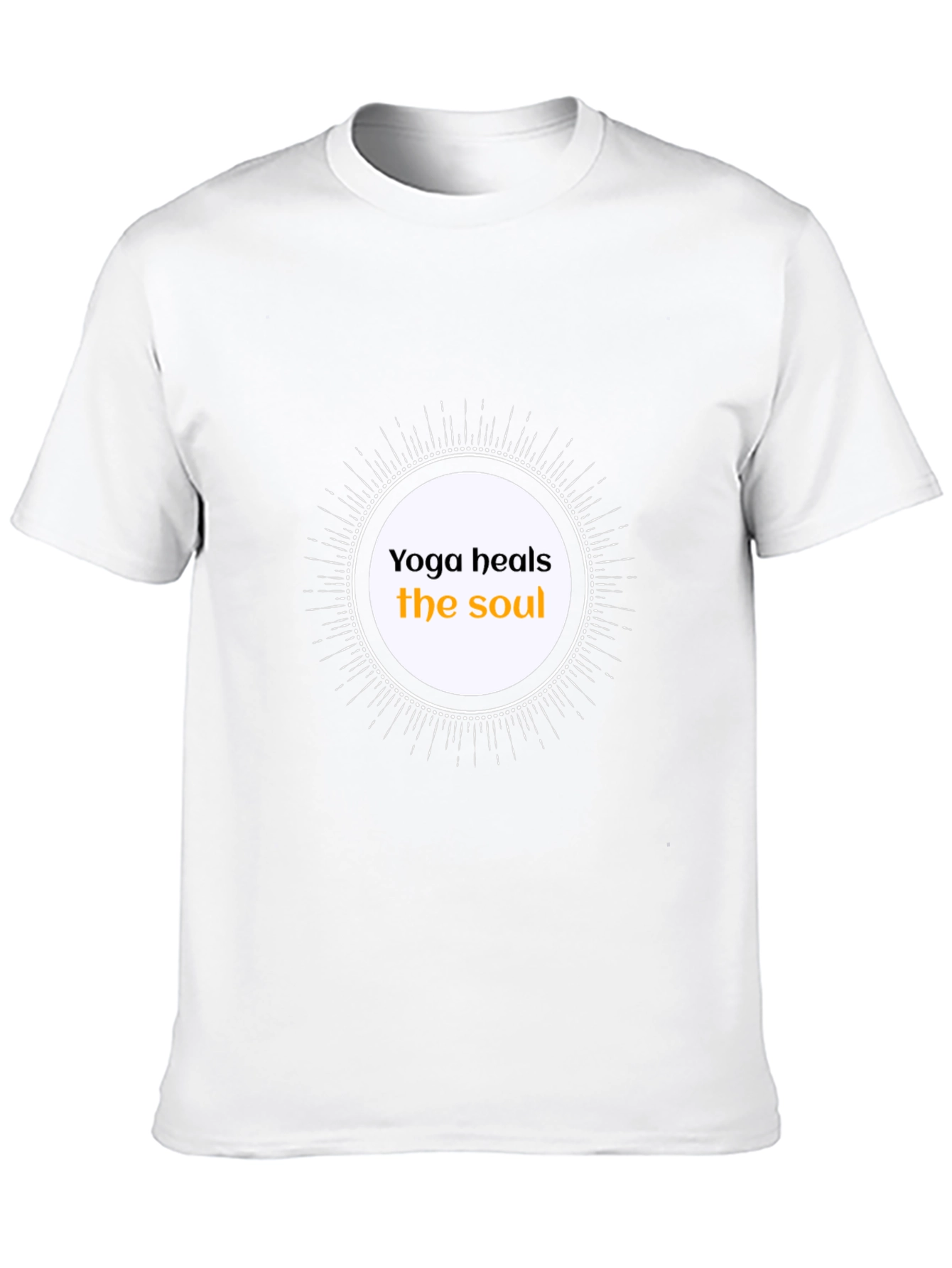 Yoga Heals the Soul Graphic Tee - Black T-Shirt