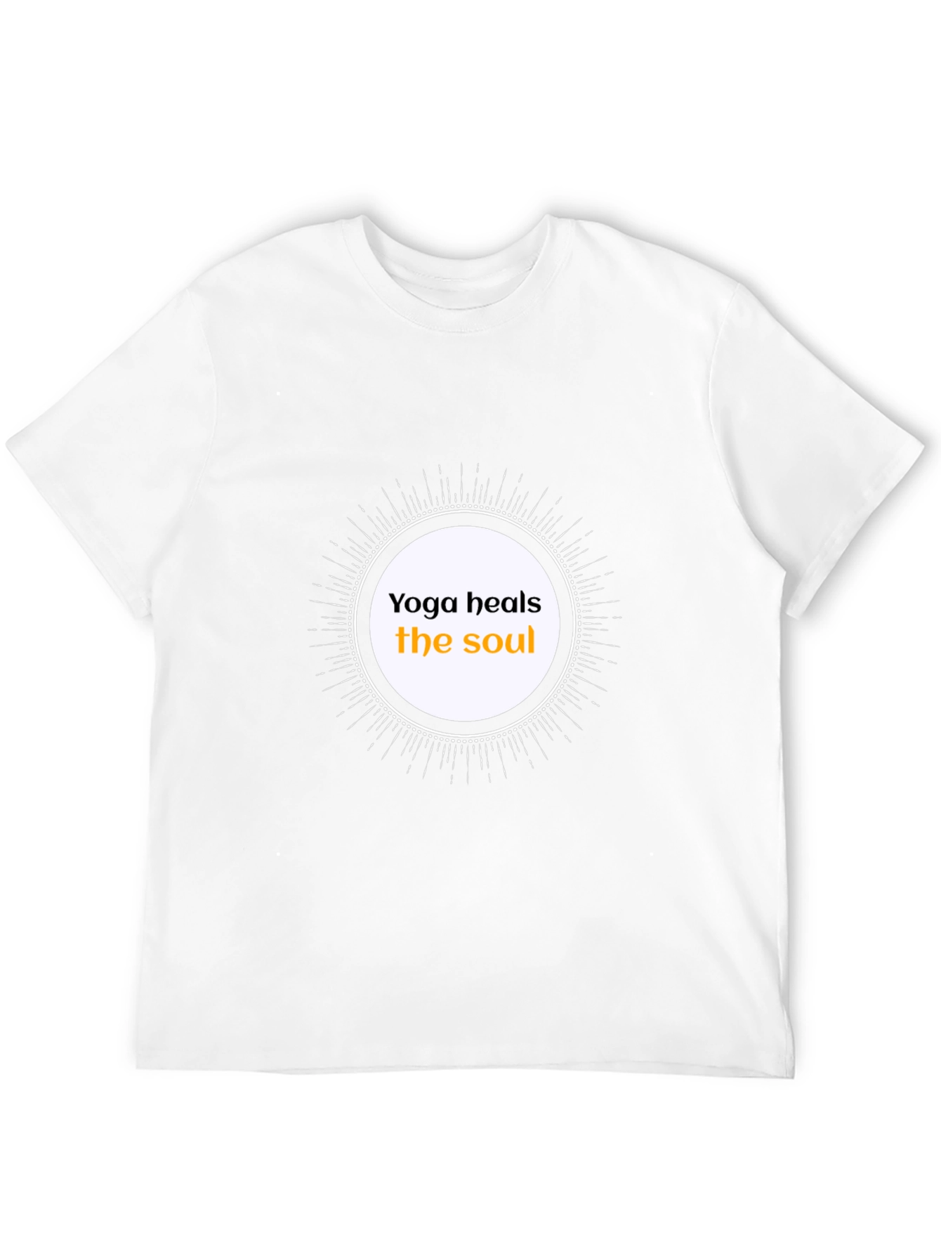 Yoga Heals the Soul Graphic Tee - Black T-Shirt