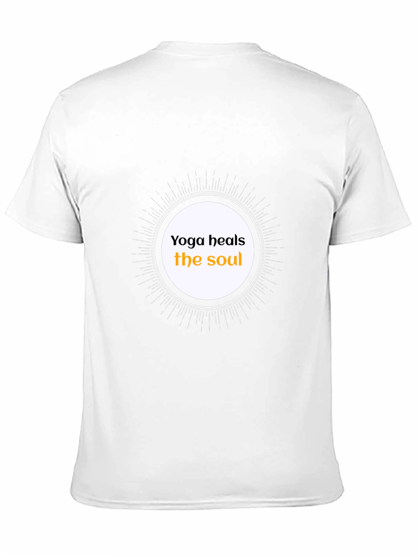 Yoga Heals the Soul Graphic Tee - Black T-Shirt