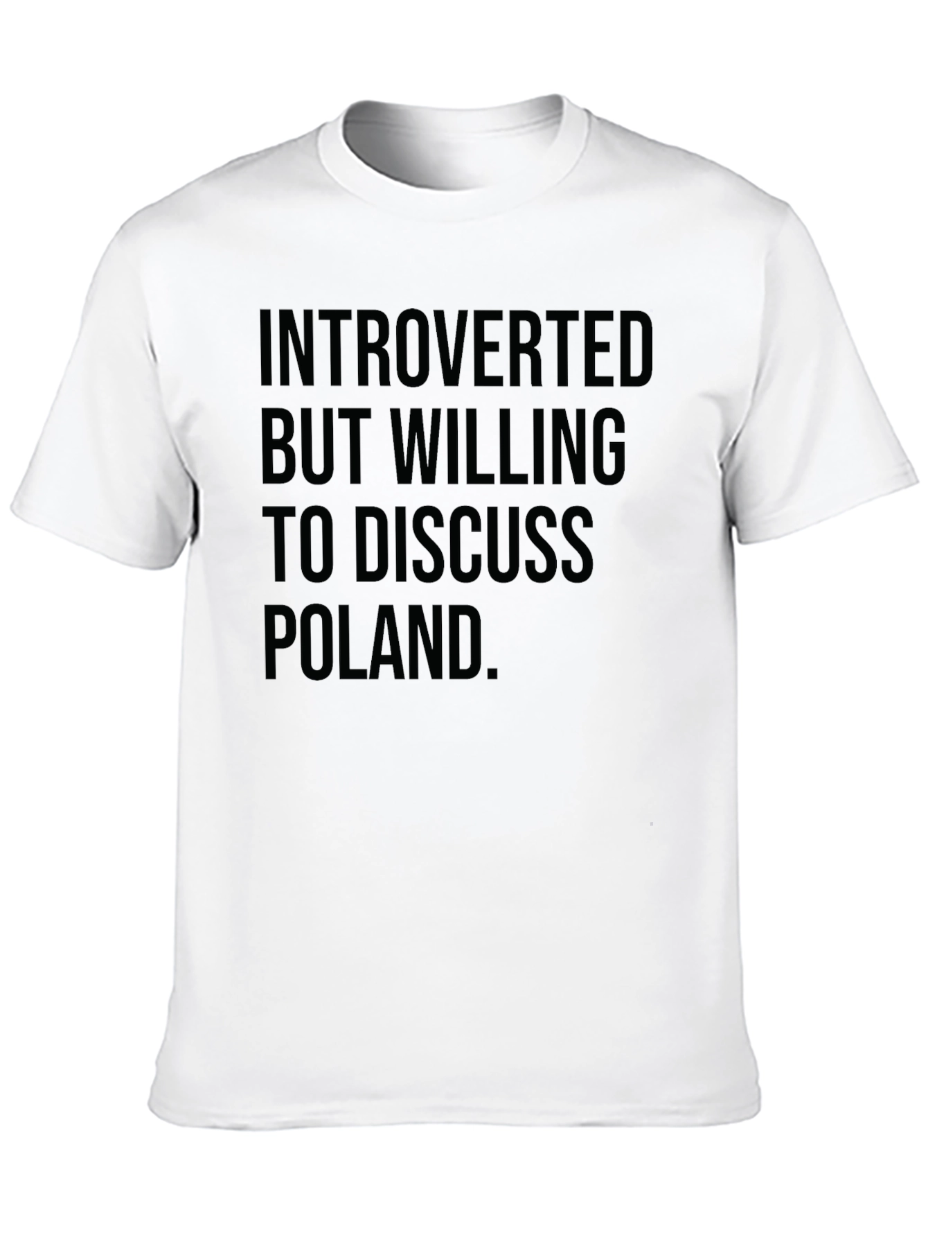 Introverted Poland T-Shirt Funny Graphic Tee