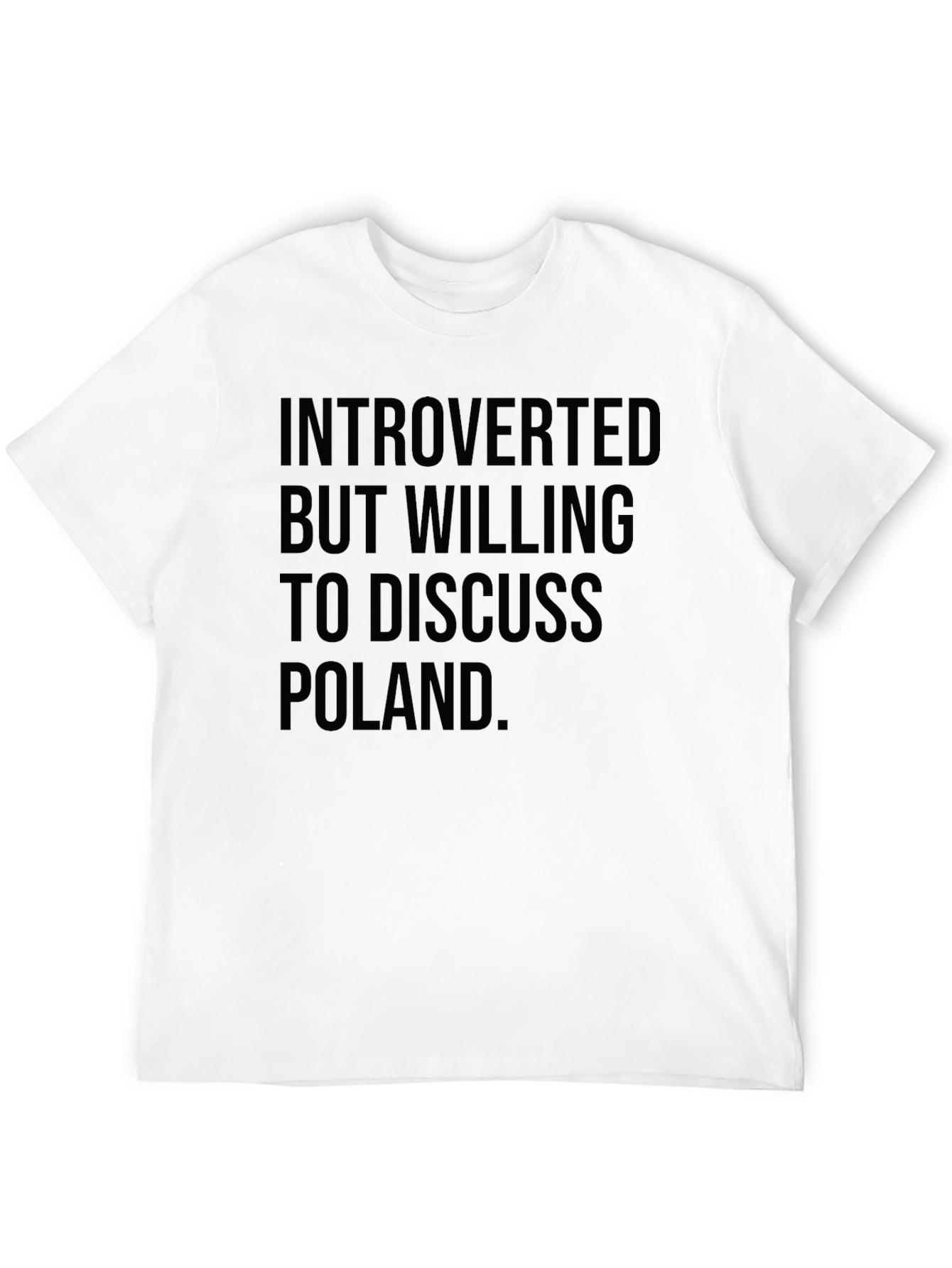 Introverted Poland T-Shirt Funny Graphic Tee