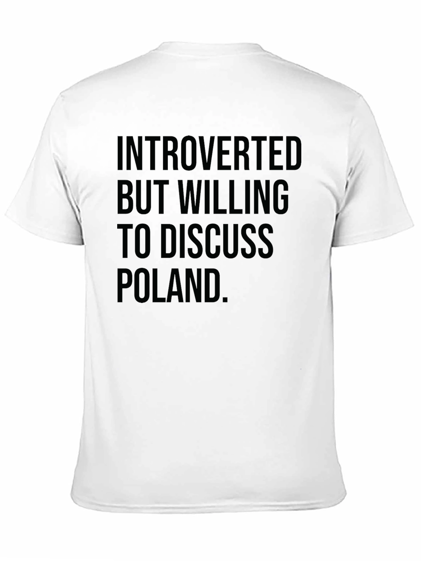 Introverted Poland T-Shirt Funny Graphic Tee