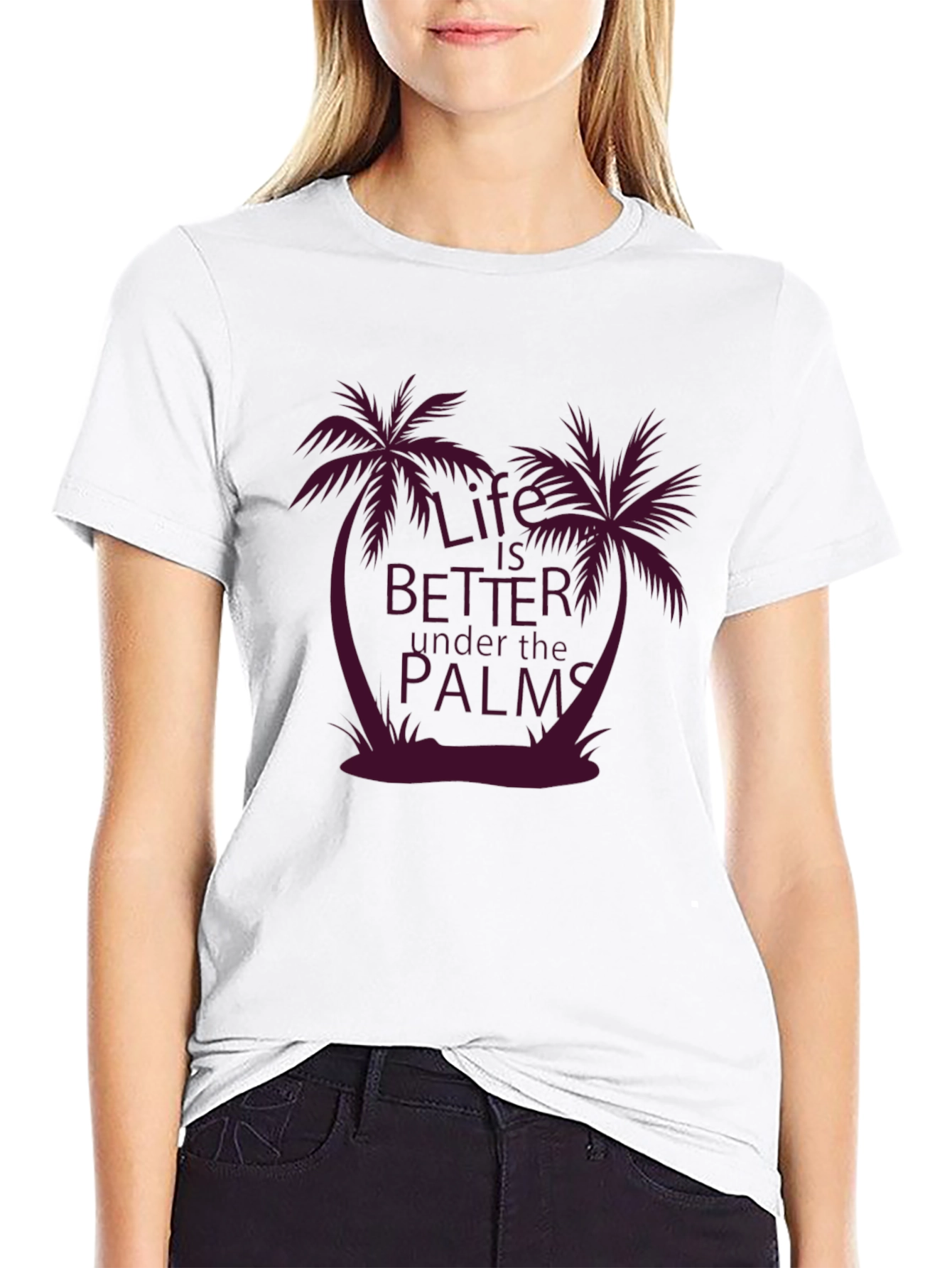 Life is Better Under the Palms Graphic Tee