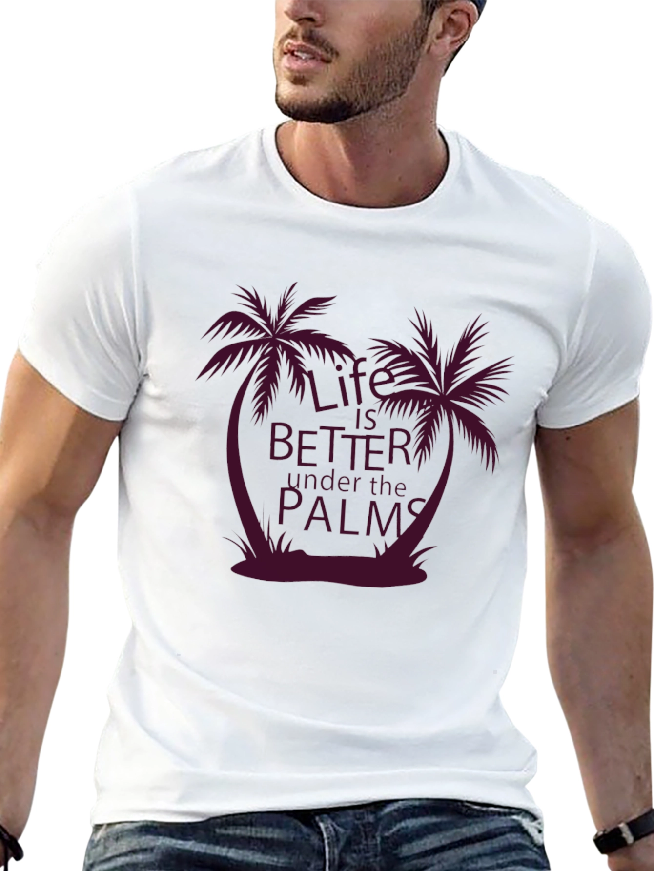 Life is Better Under the Palms Graphic Tee