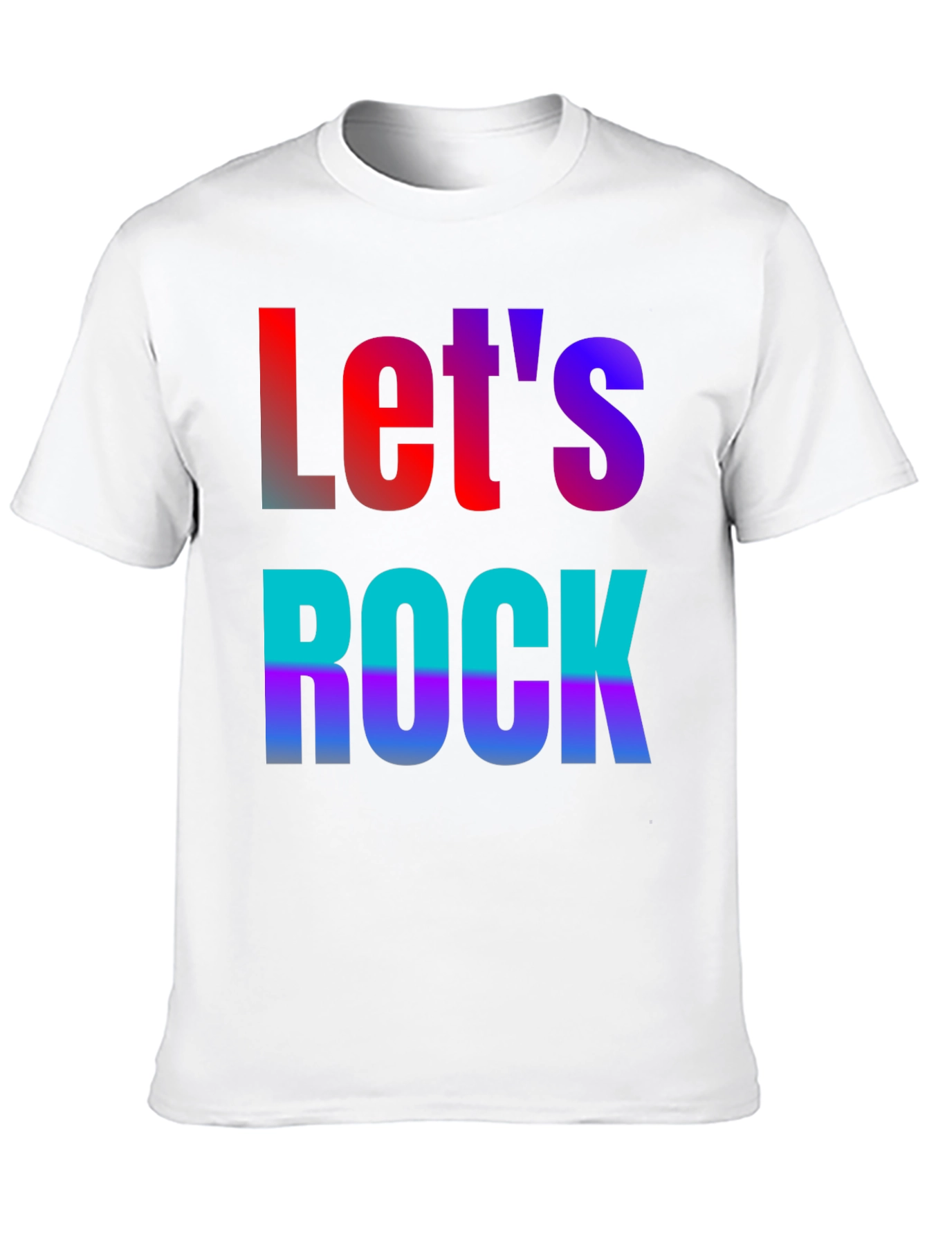 Lets Rock Black Graphic Tee
