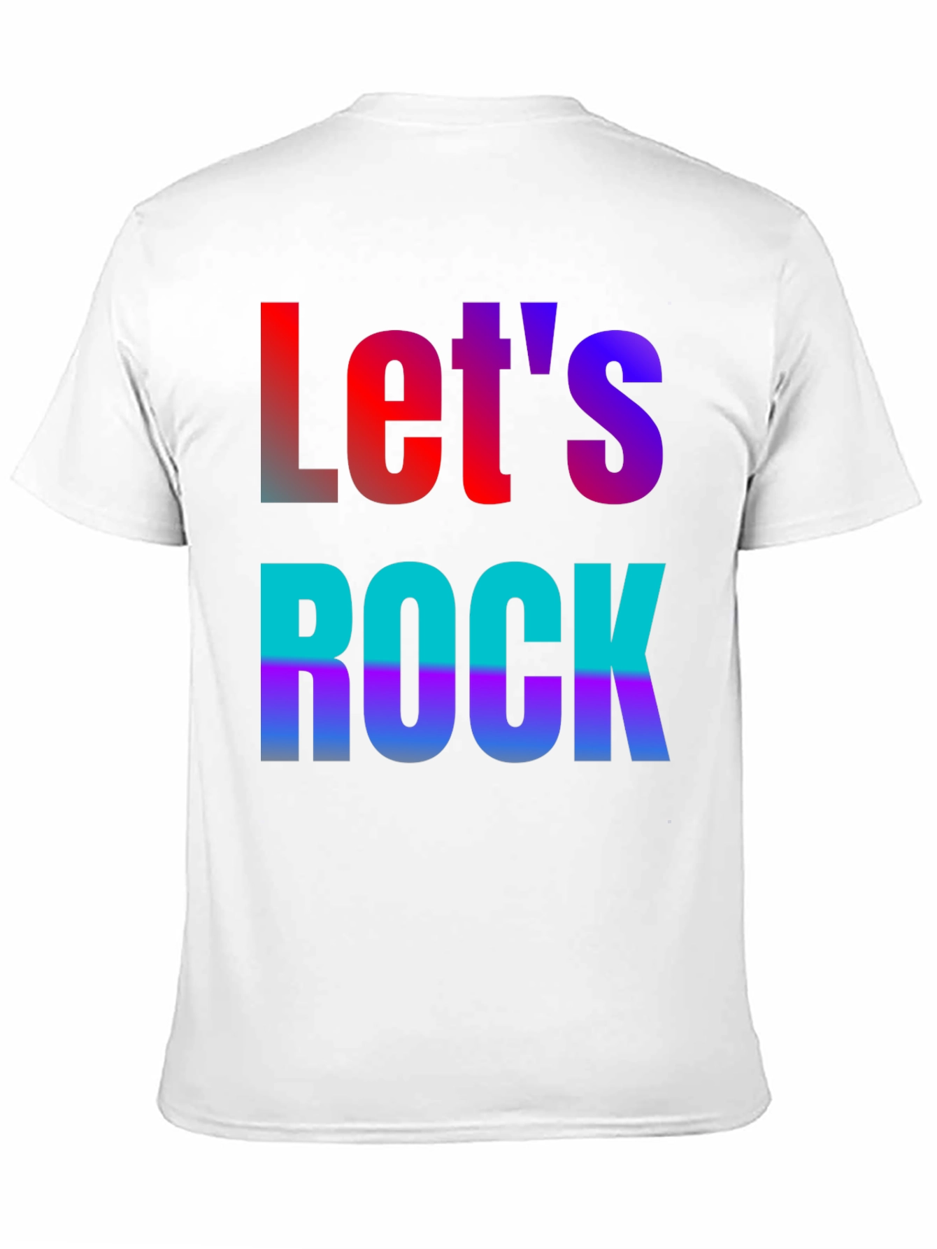 Lets Rock Black Graphic Tee