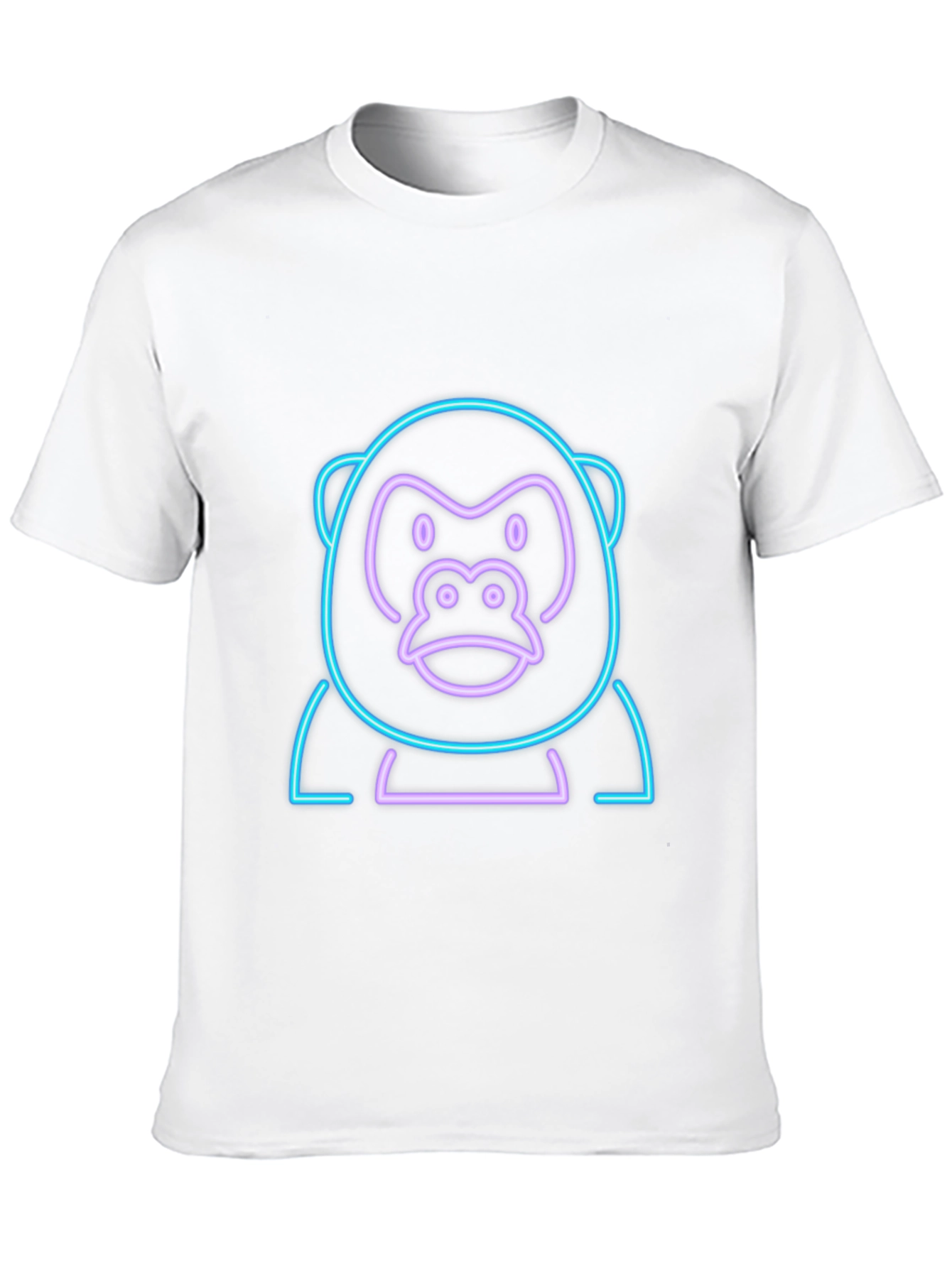 Neon Gorilla Graphic Tee - Black