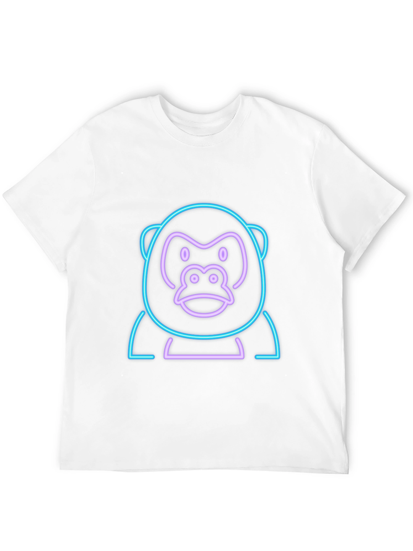 Neon Gorilla Graphic Tee - Black