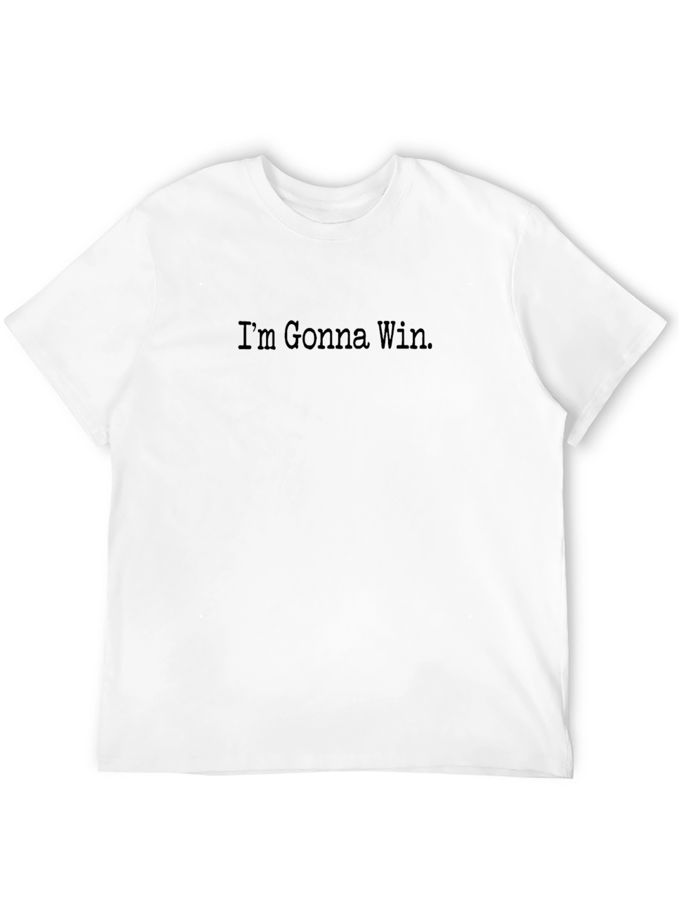 Im Gonna Win Graphic Tee - Black