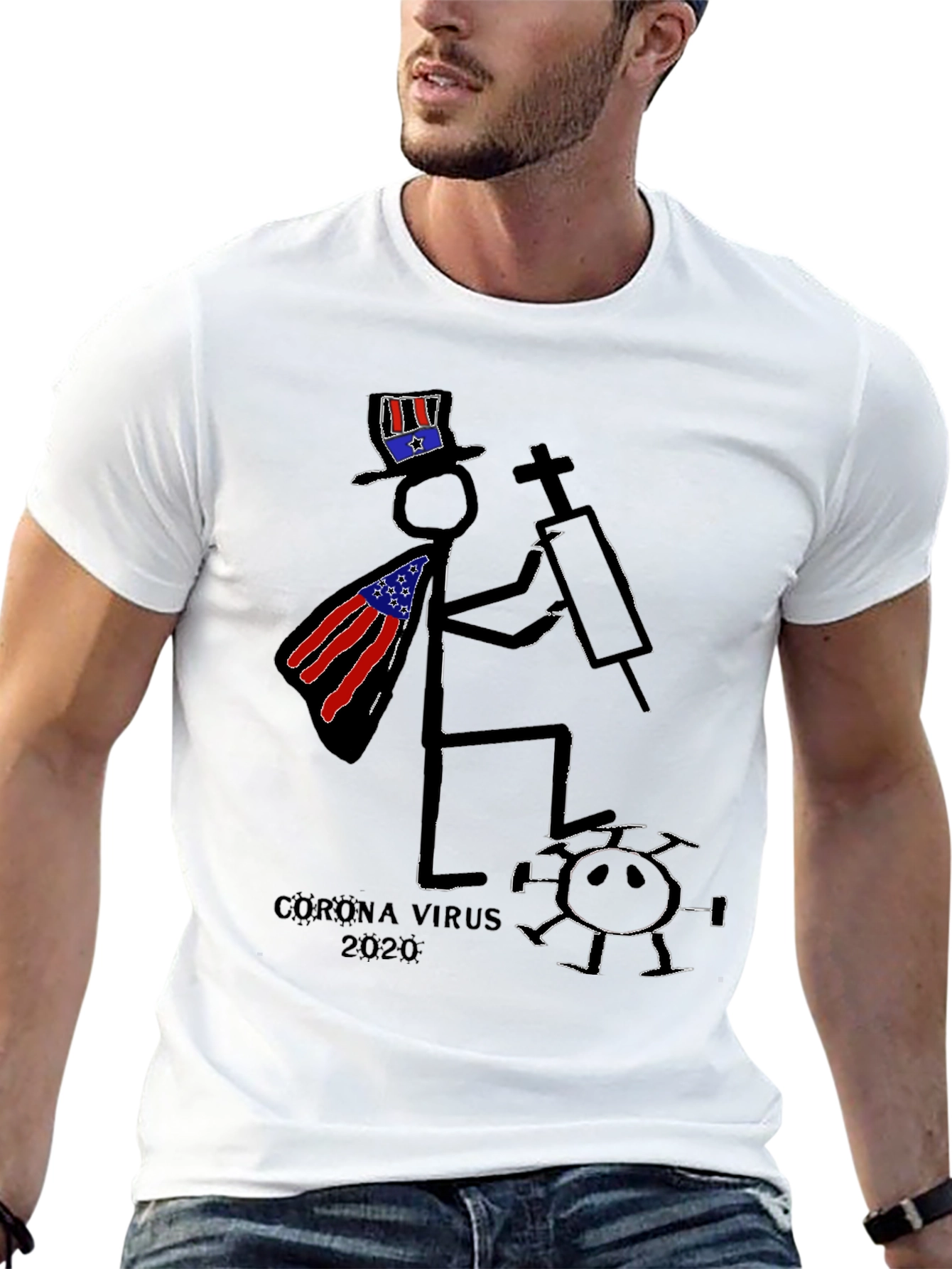 Satirical Corona Virus T-Shirt