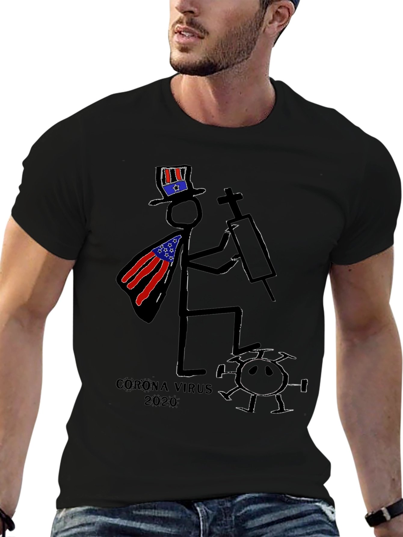 Satirical Corona Virus T-Shirt