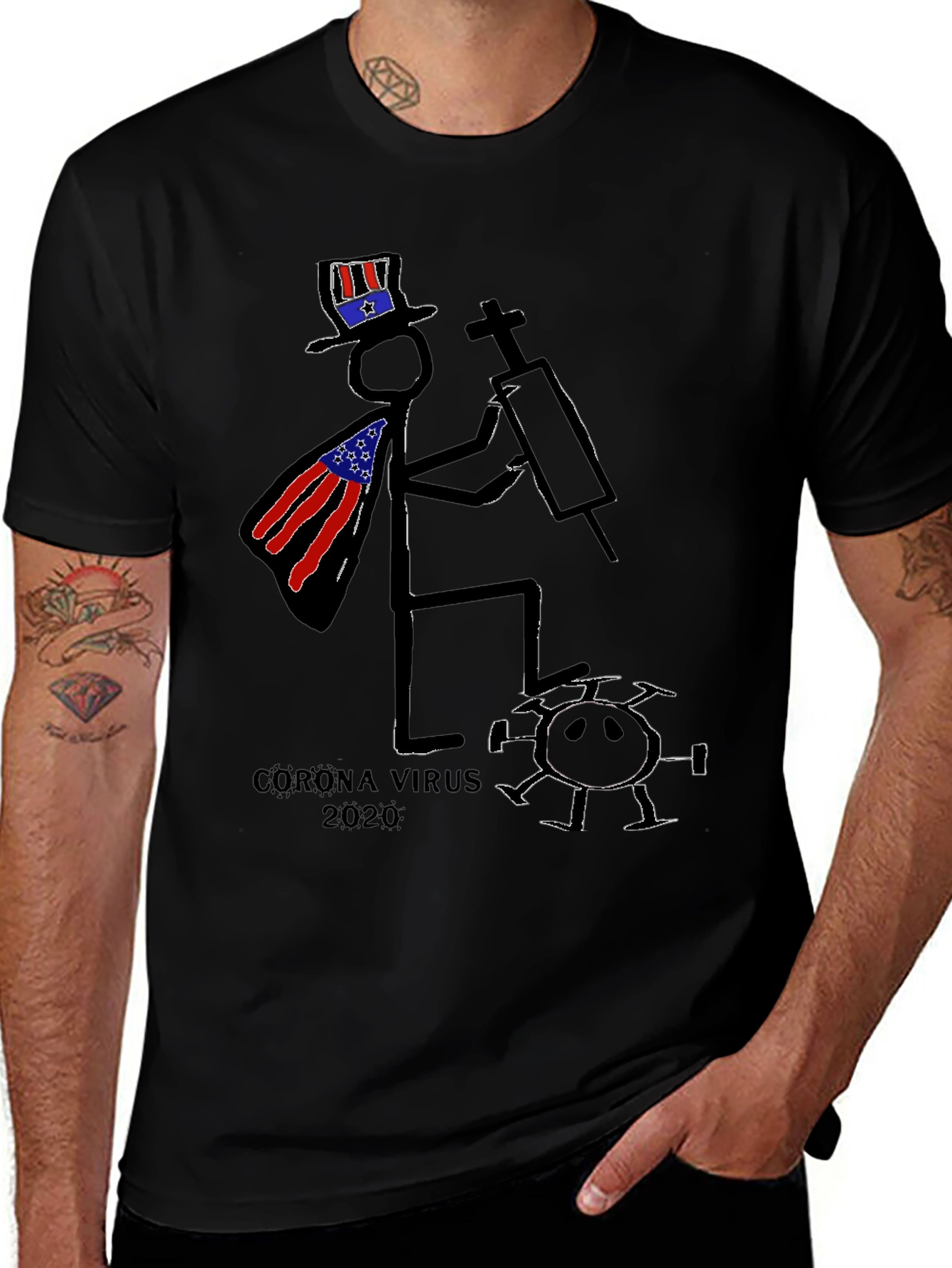 Satirical Corona Virus T-Shirt