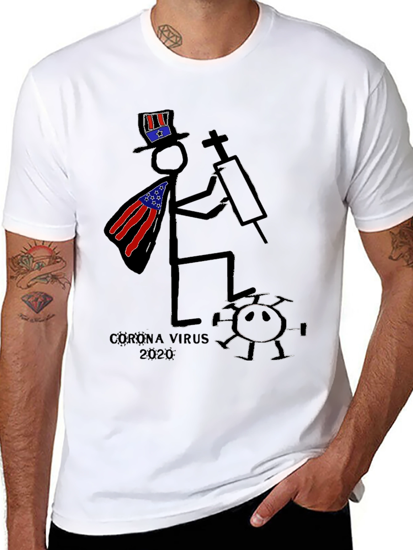 Satirical Corona Virus T-Shirt