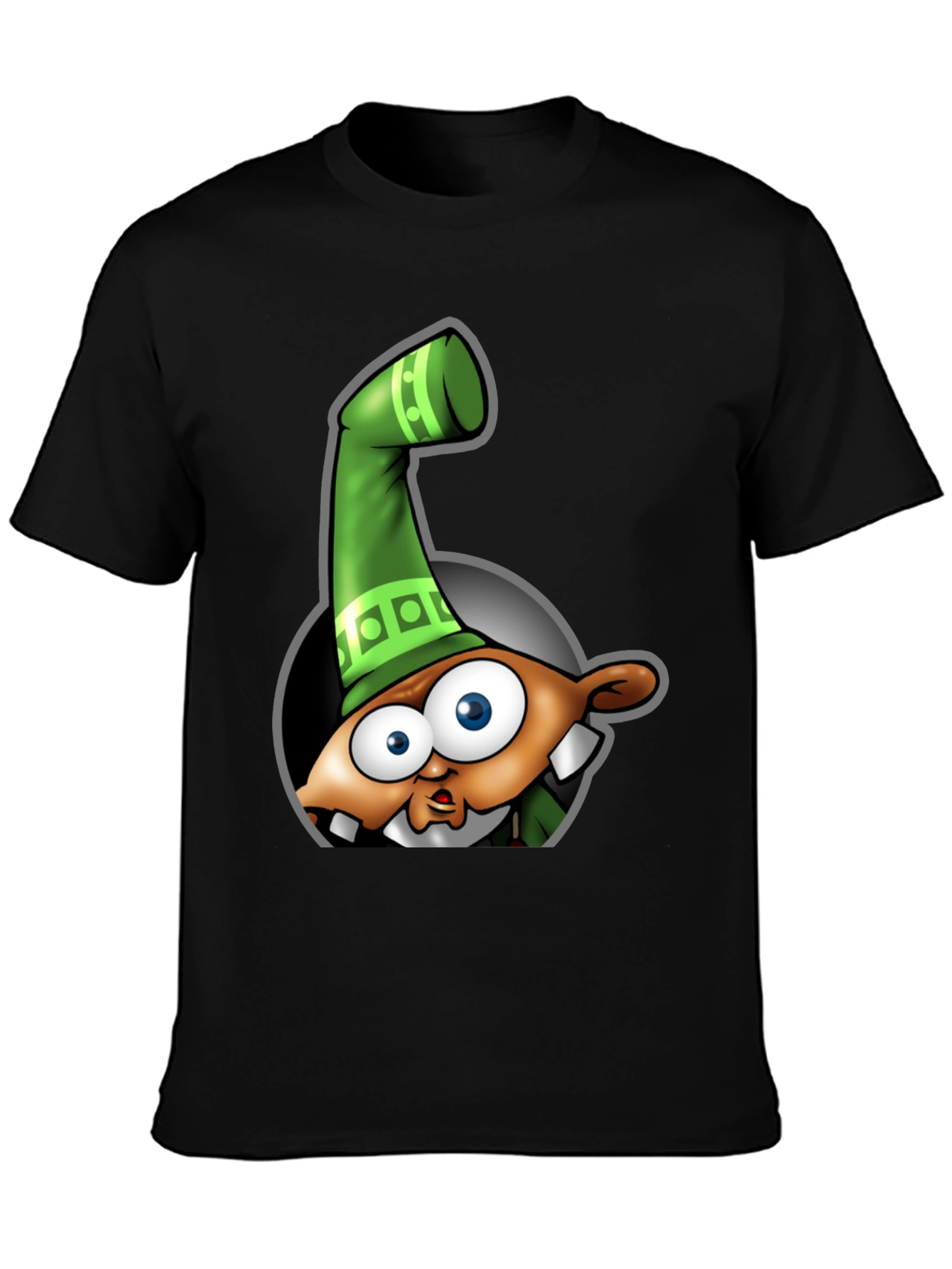 Cartoon Elf Graphic T-Shirt