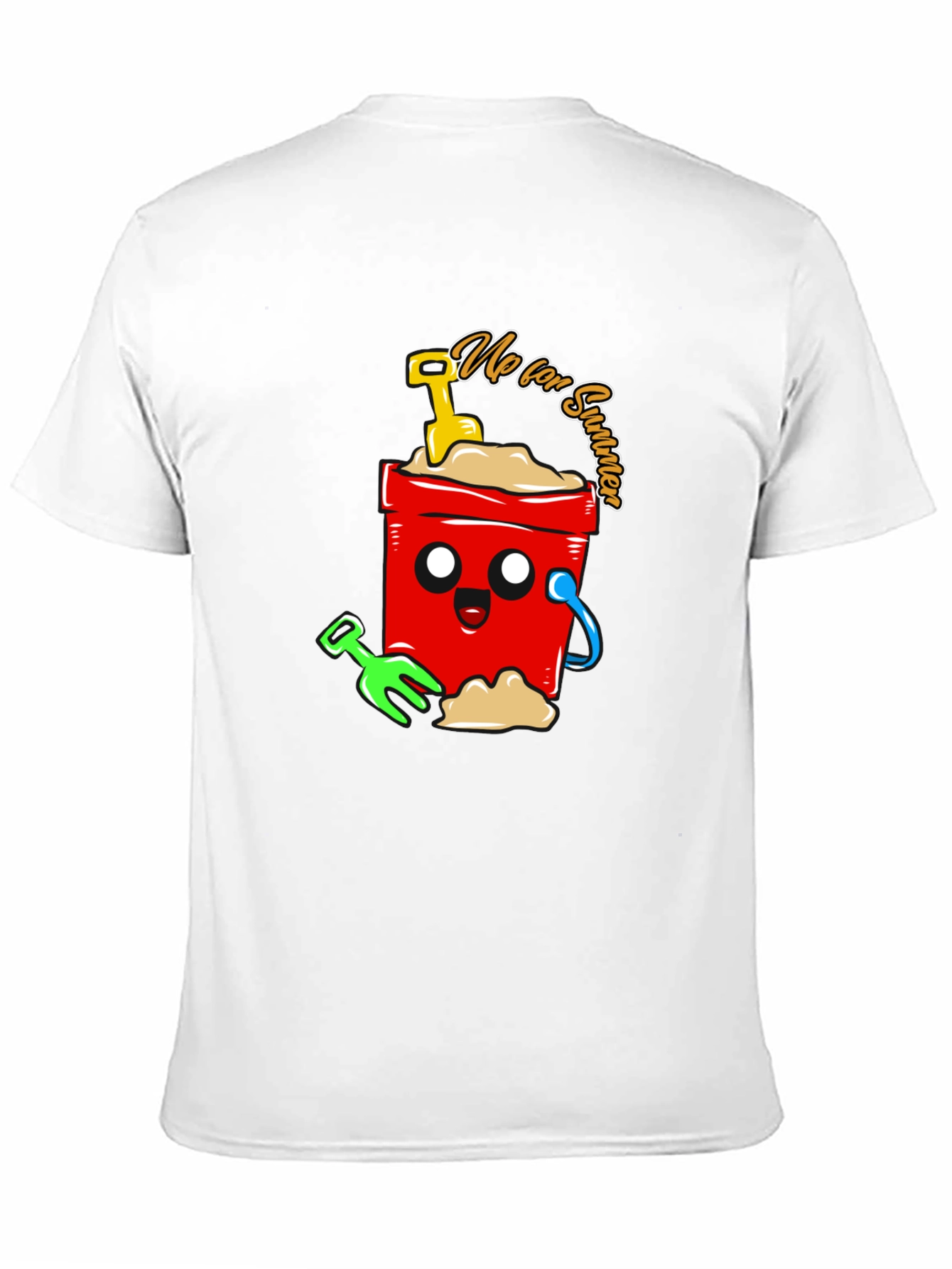Summer Fun Cartoon Graphic T-Shirt