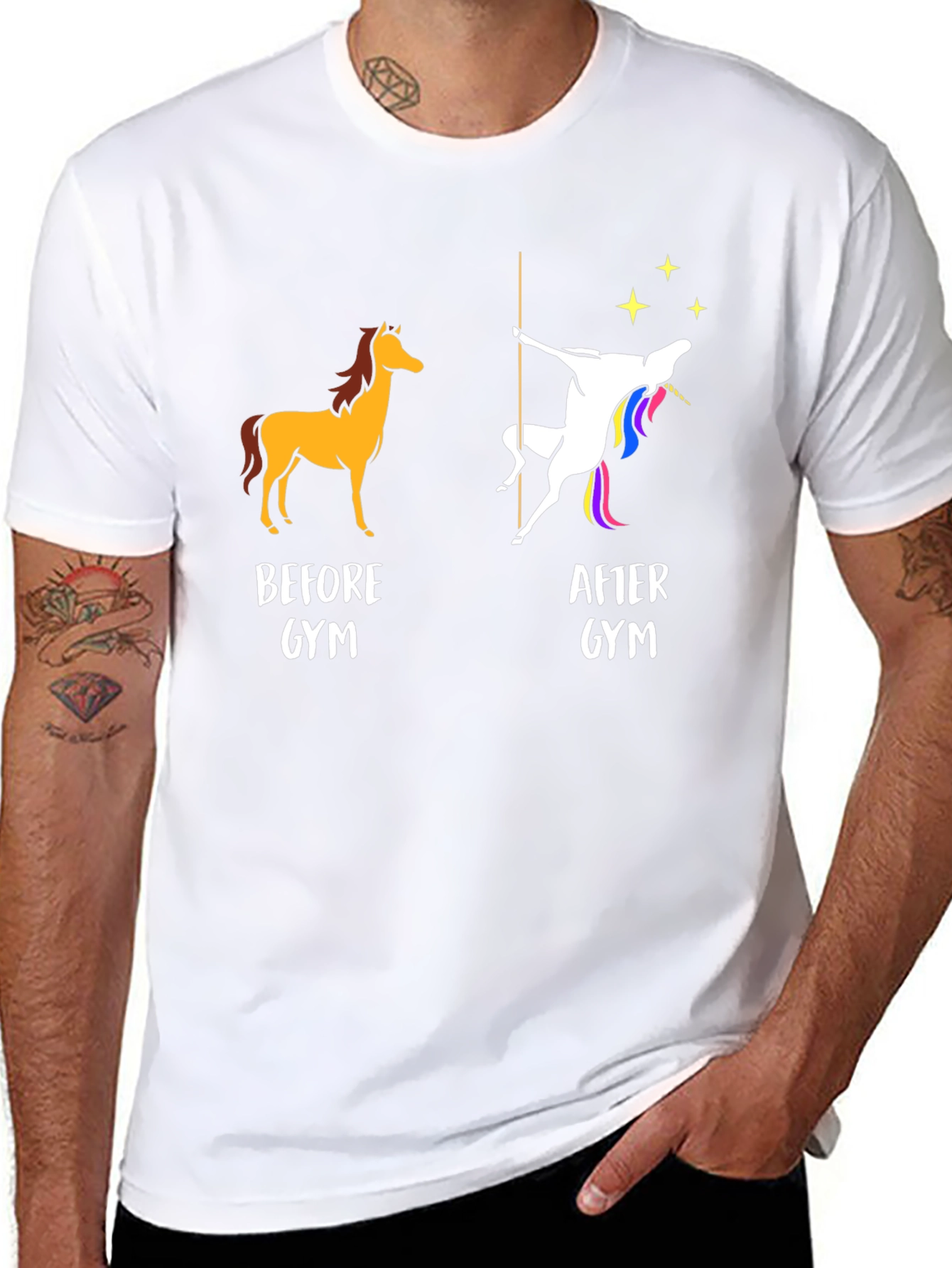 Before and After Gym T-Shirt