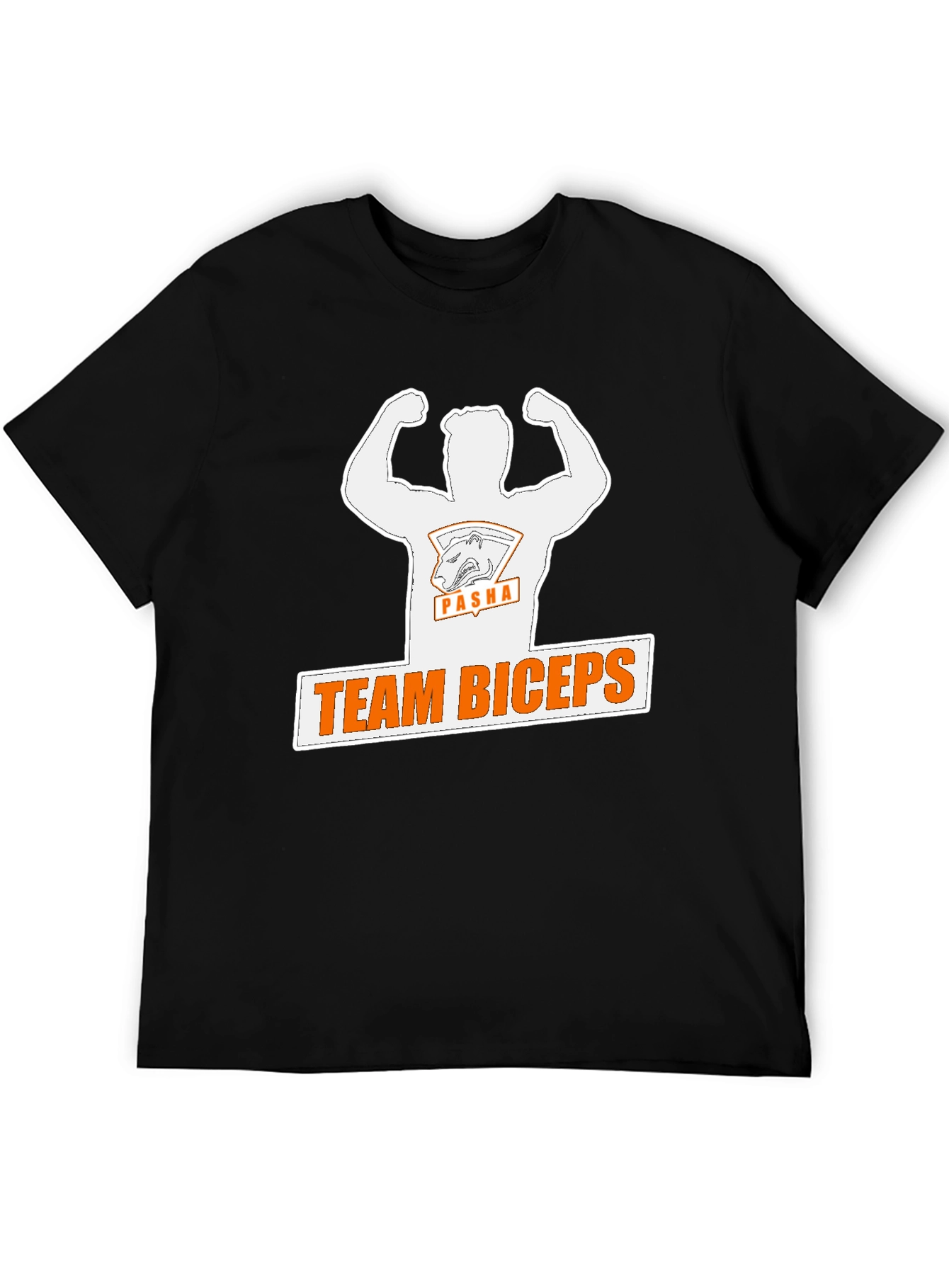 Team Biceps Graphic Tee - Bold Black T-Shirt