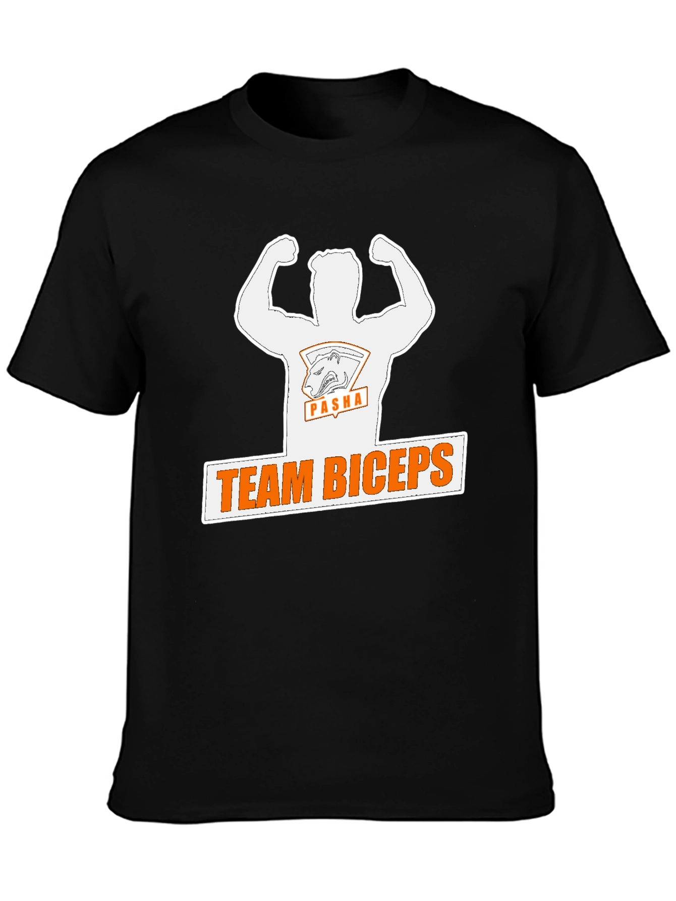 Team Biceps Graphic Tee - Bold Black T-Shirt