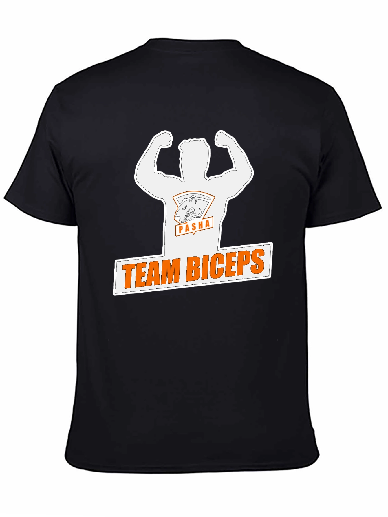 Team Biceps Graphic Tee - Bold Black T-Shirt