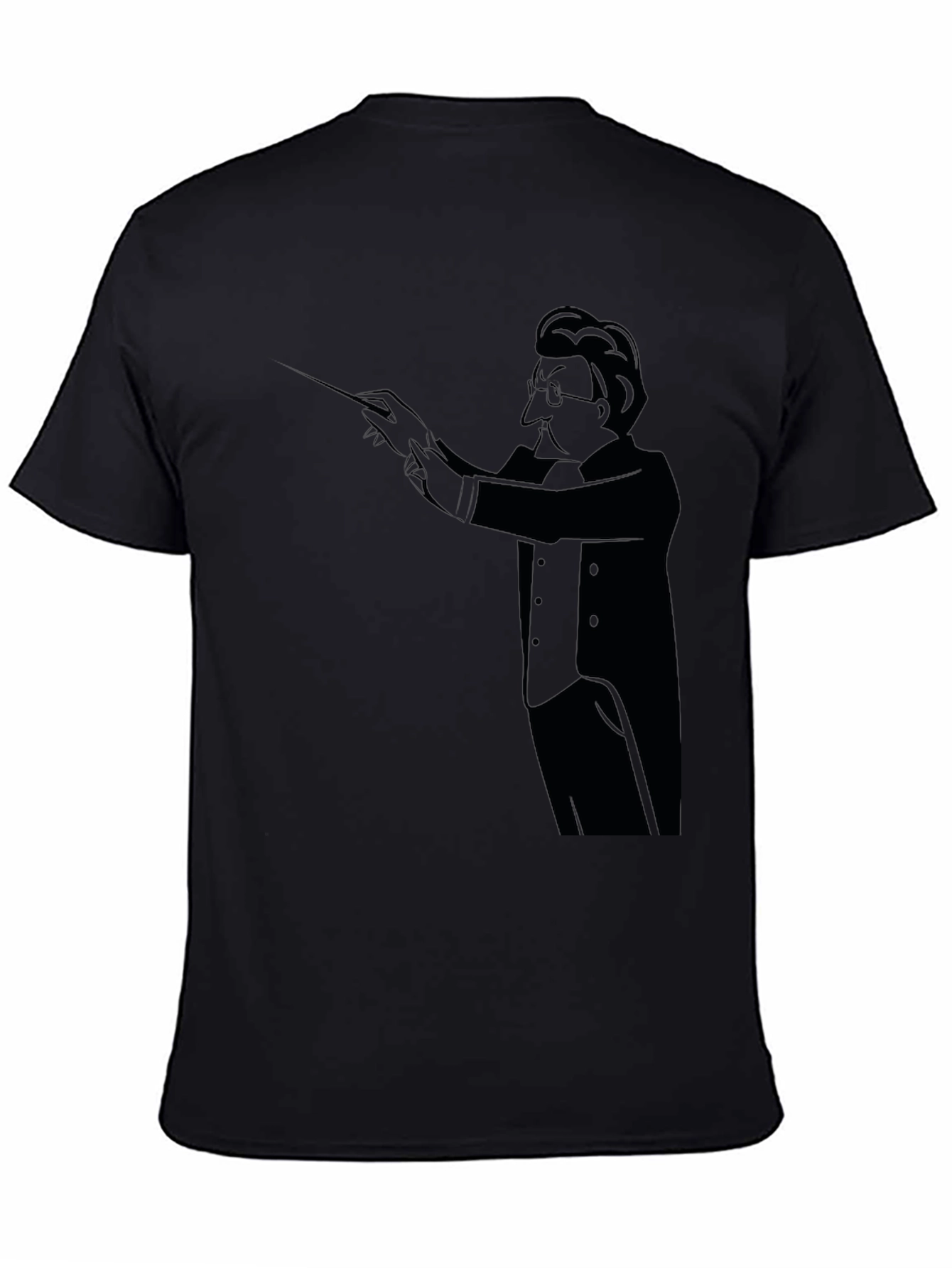Conductor Silhouette Graphic Tee - Black