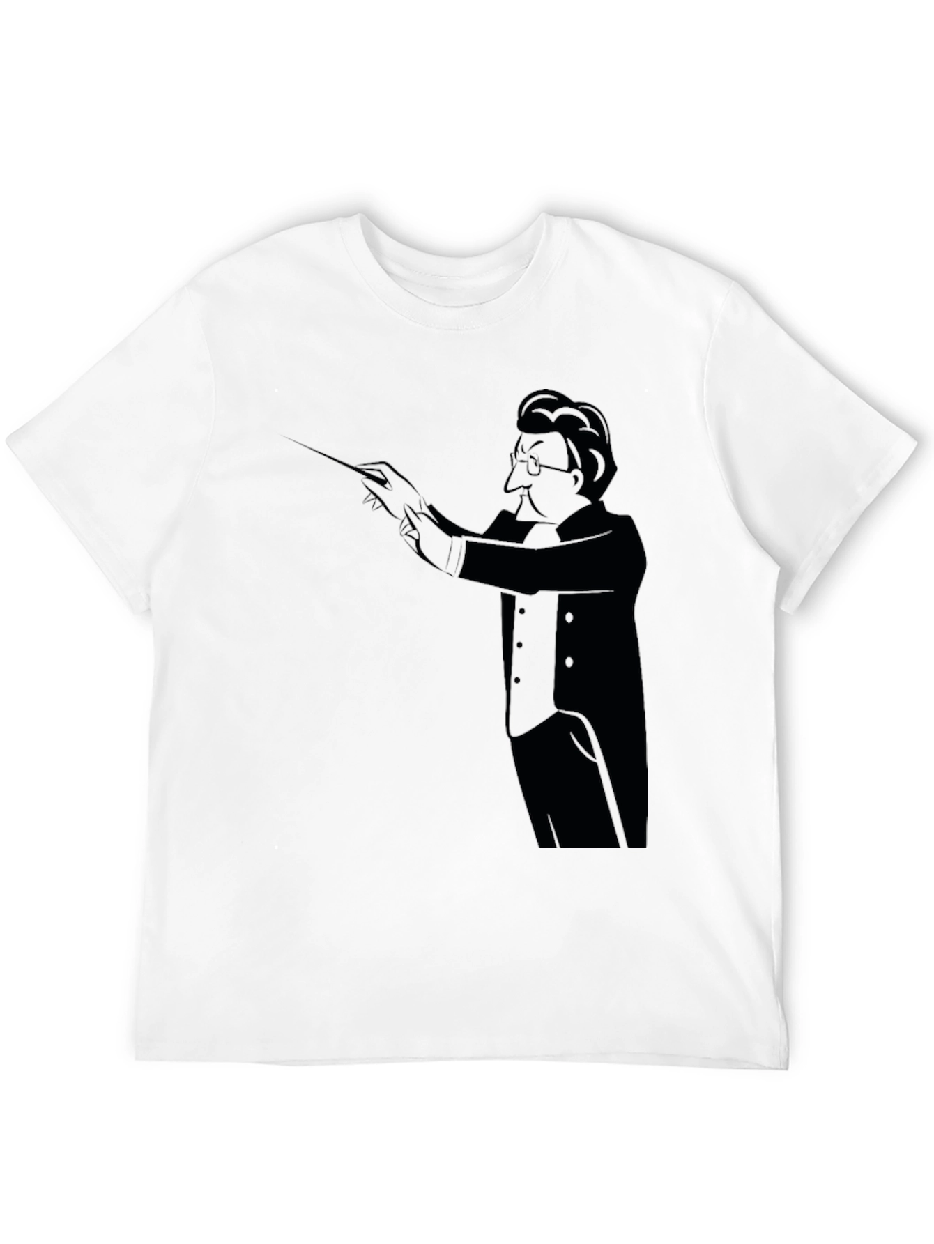 Conductor Silhouette Graphic Tee - Black