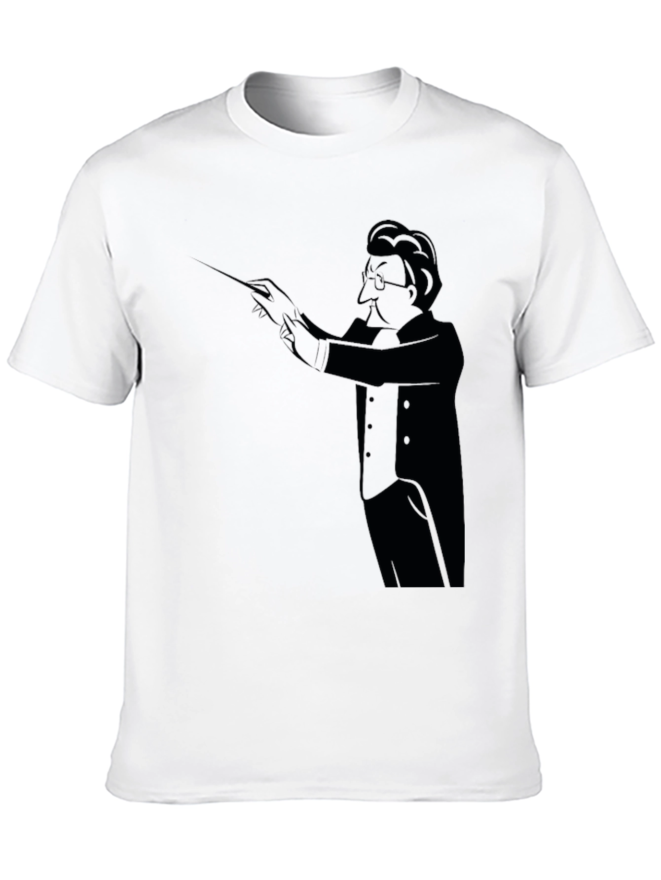 Conductor Silhouette Graphic Tee - Black