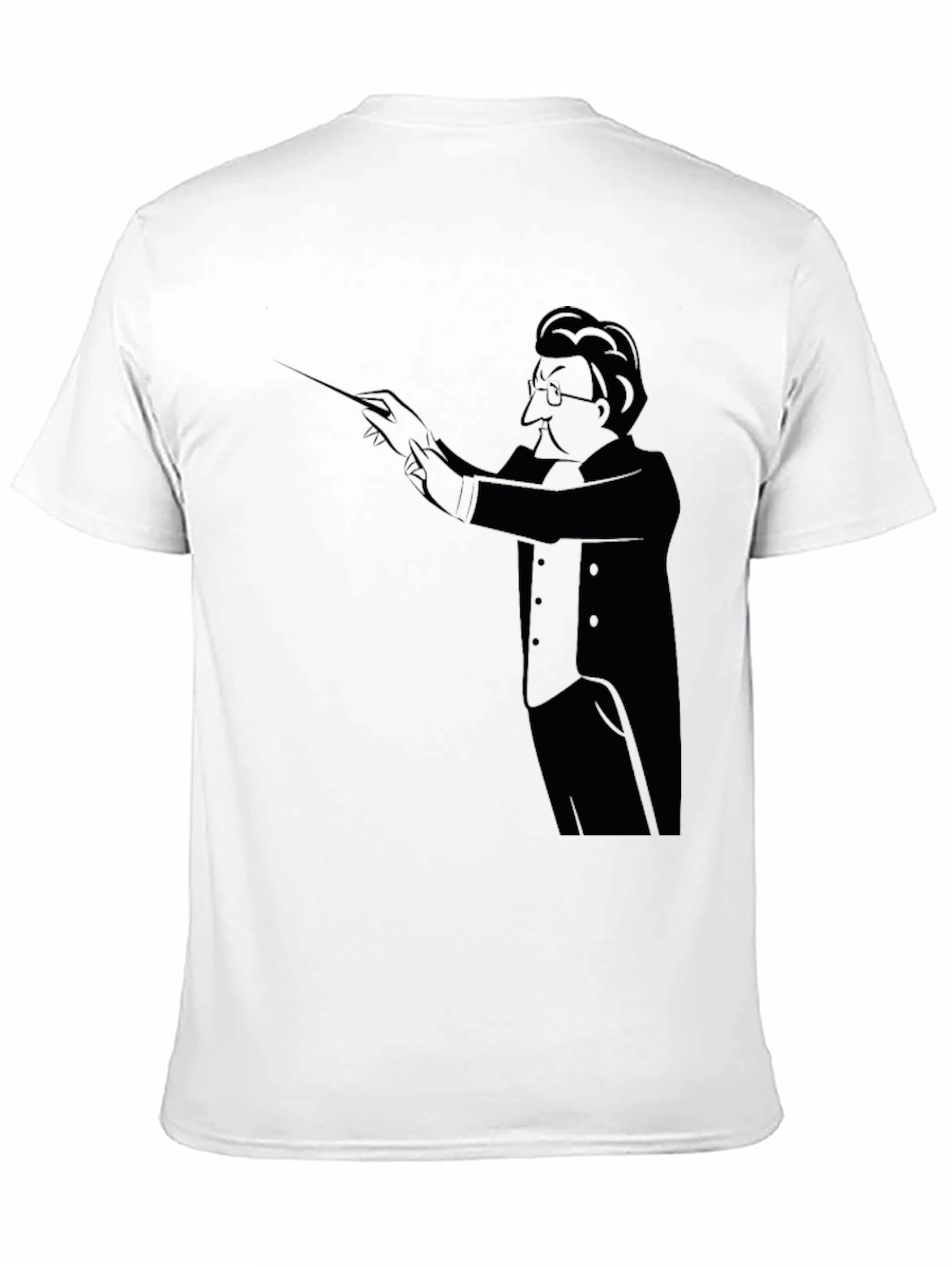 Conductor Silhouette Graphic Tee - Black