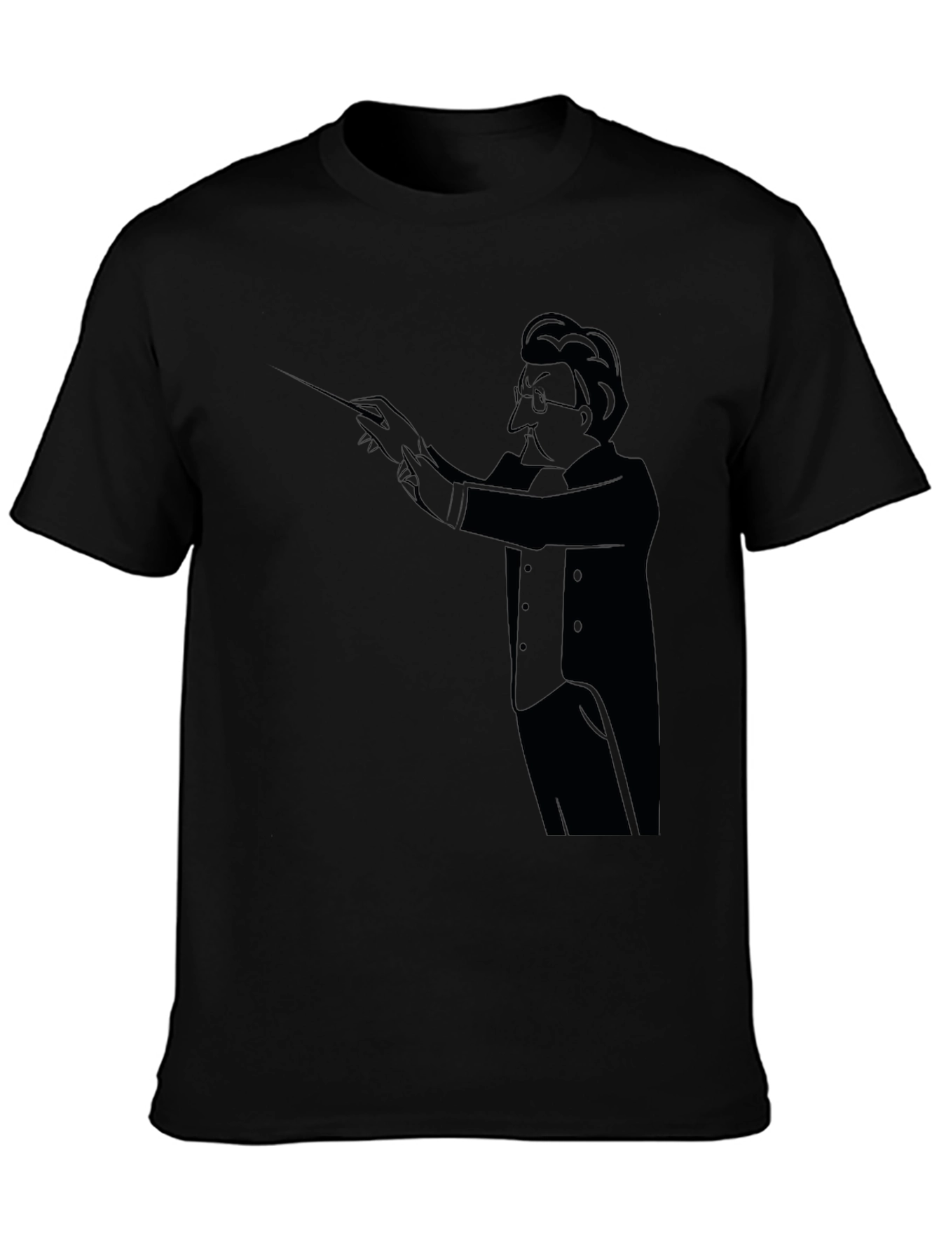 Conductor Silhouette Graphic Tee - Black