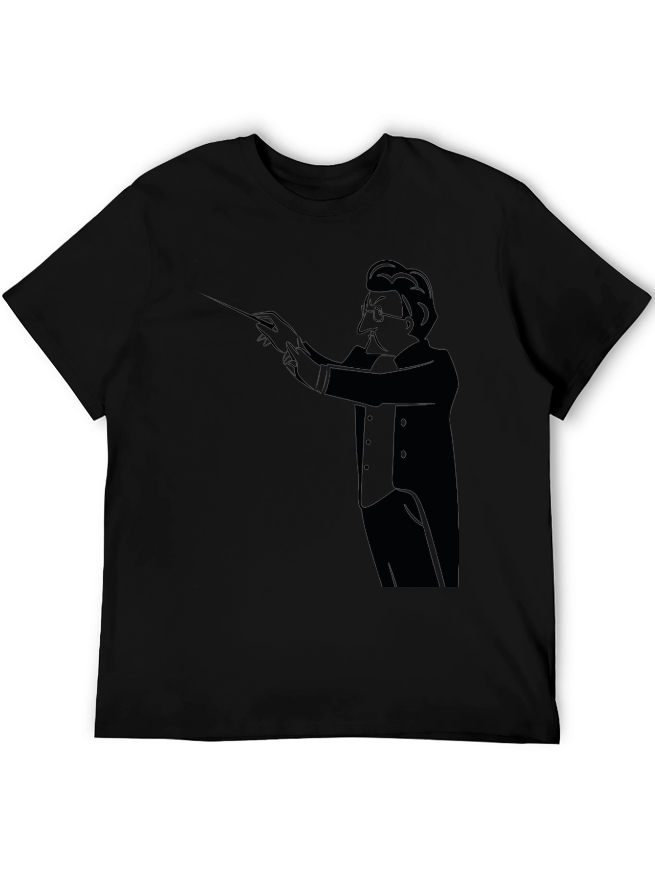 Conductor Silhouette Graphic Tee - Black
