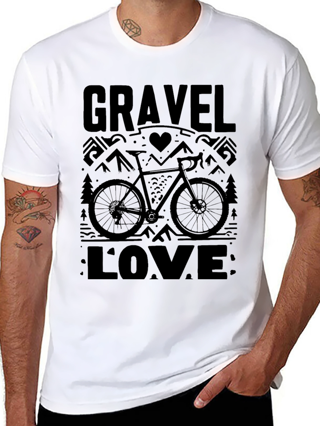 Gravel Love Graphic Tee - Cycling Shirt