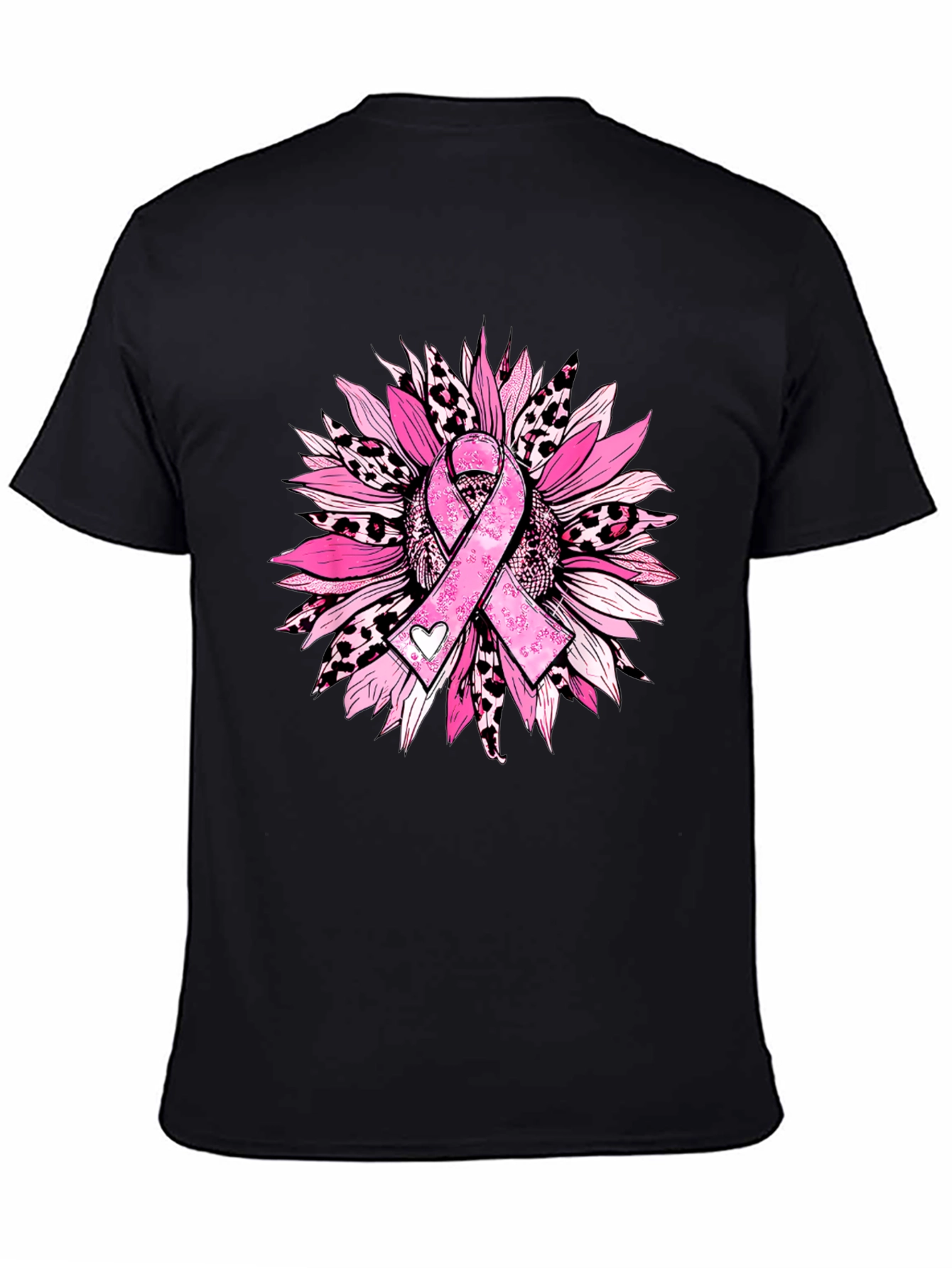 Breast Cancer Awareness Sunflower Tee