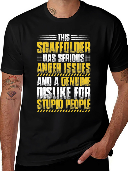 Scaffolder Anger Issues Graphic Tee