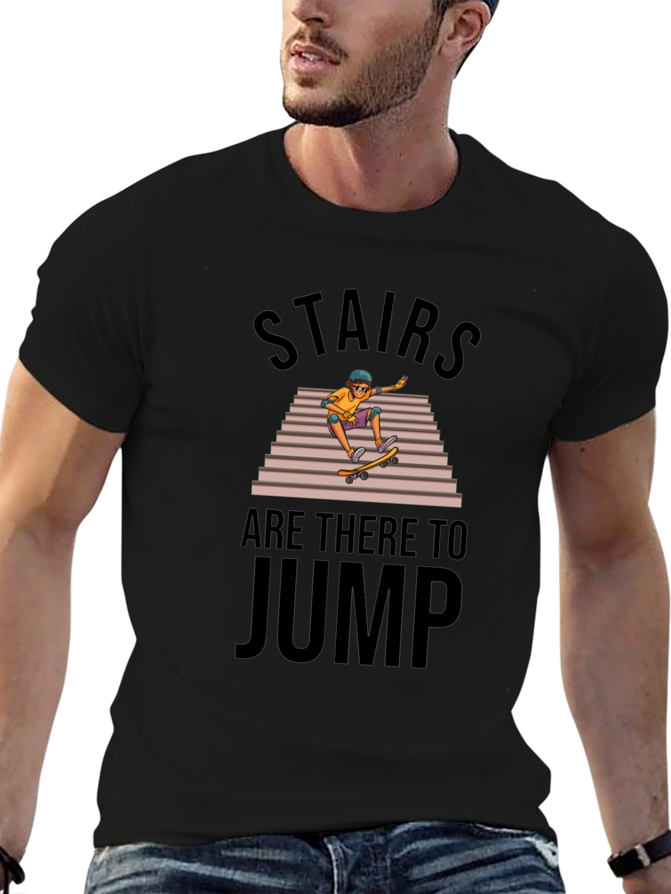 Skater Stairs T-Shirt - Jump!