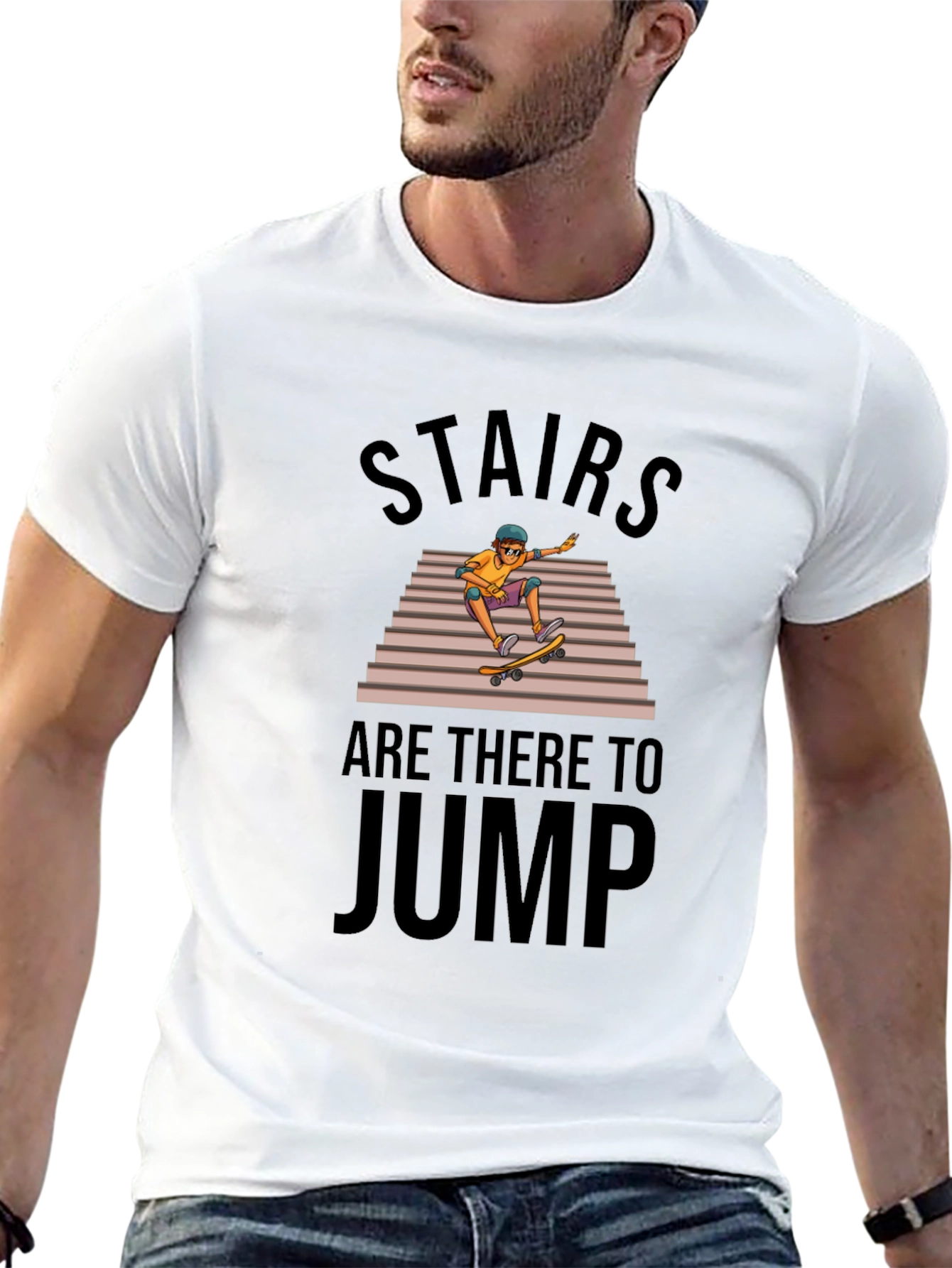 Skater Stairs T-Shirt - Jump!