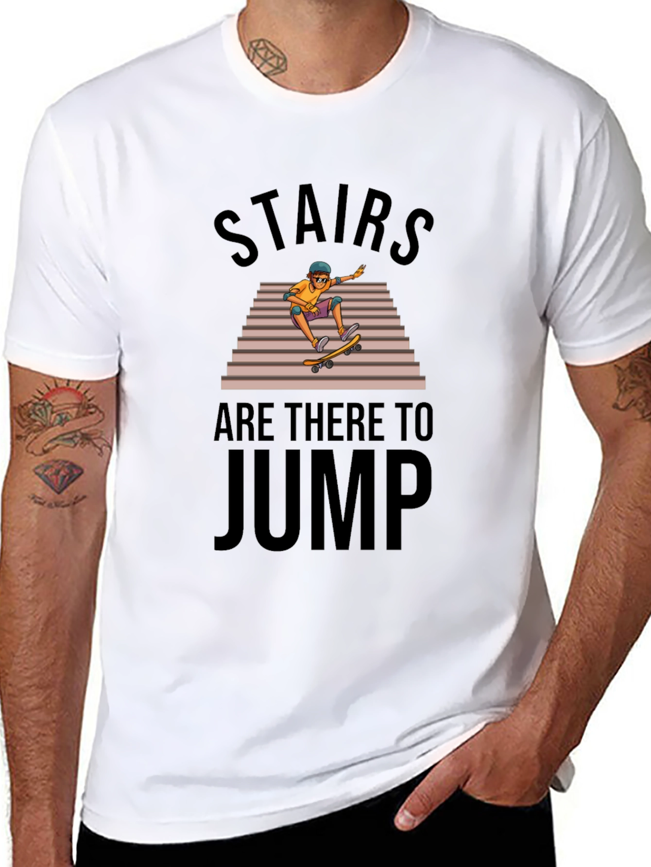 Skater Stairs T-Shirt - Jump!