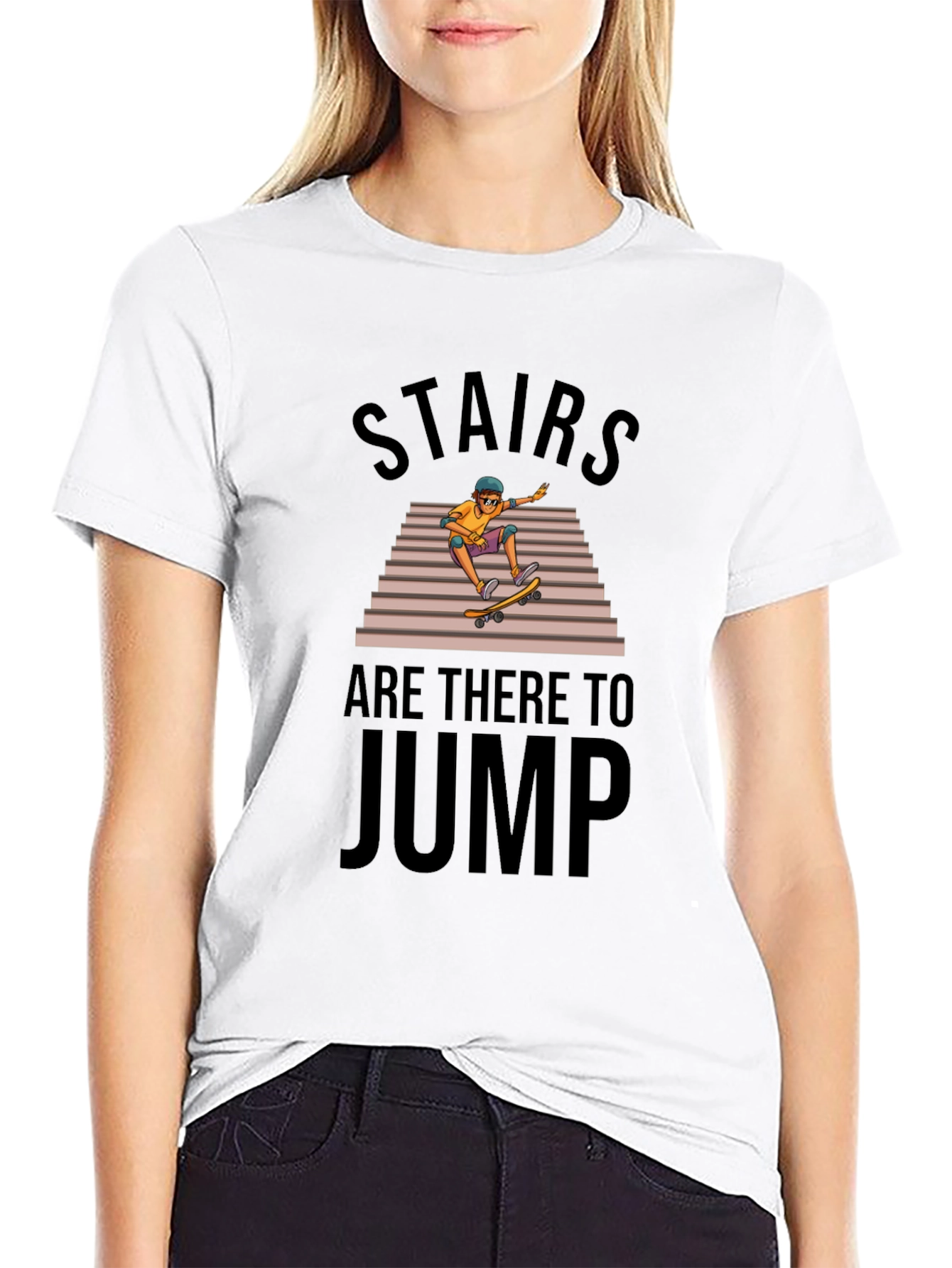 Skater Stairs T-Shirt - Jump!