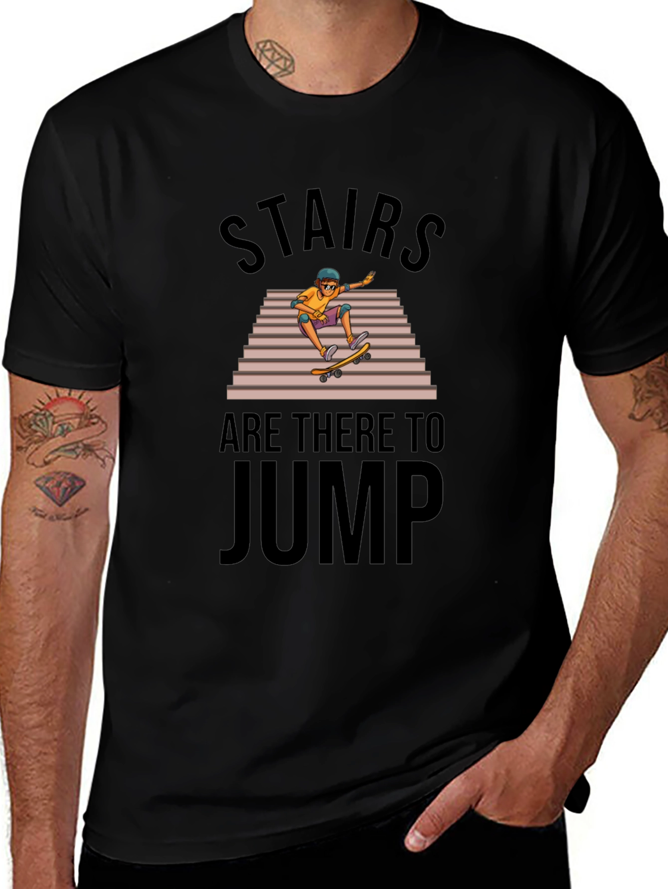 Skater Stairs T-Shirt - Jump!