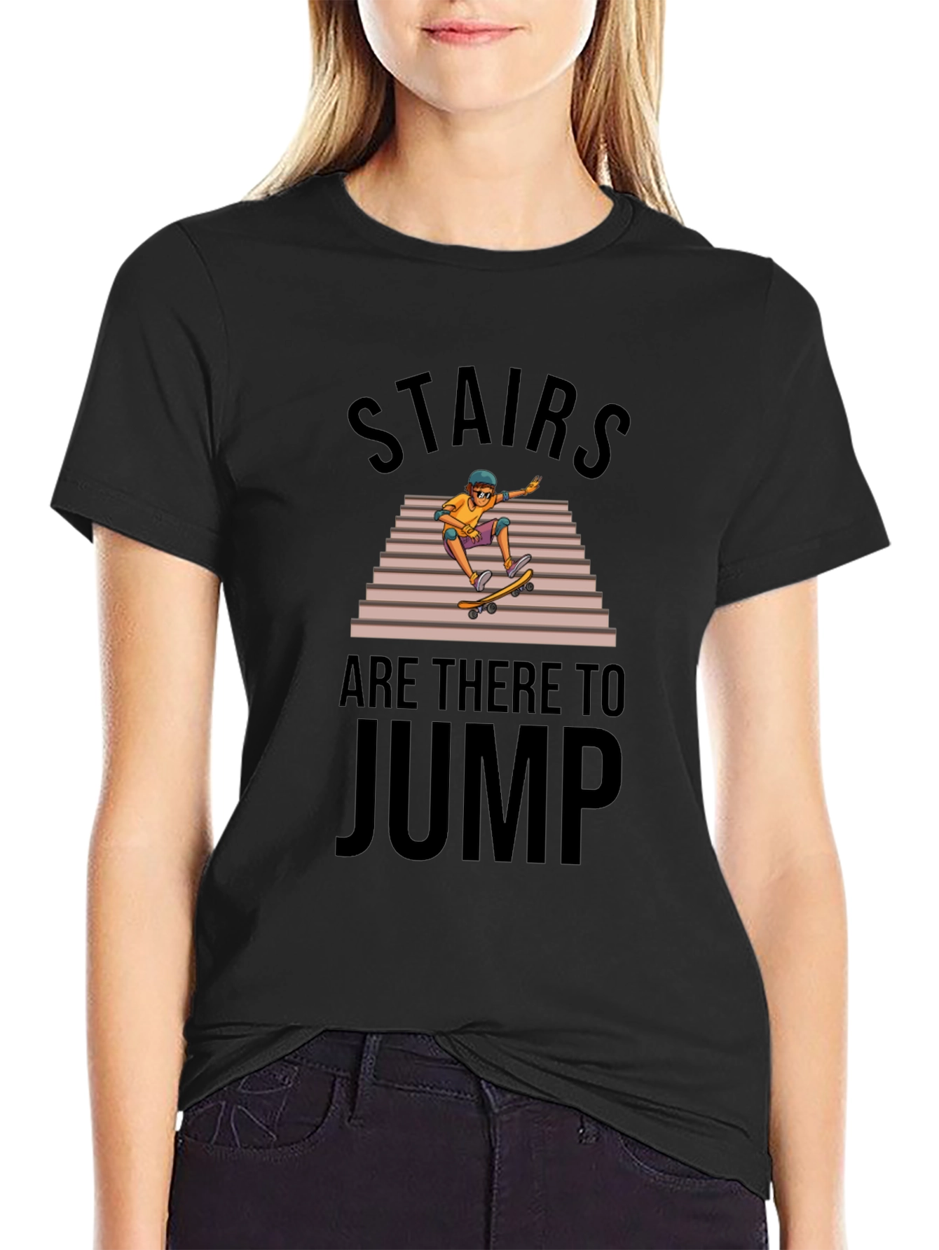 Skater Stairs T-Shirt - Jump!
