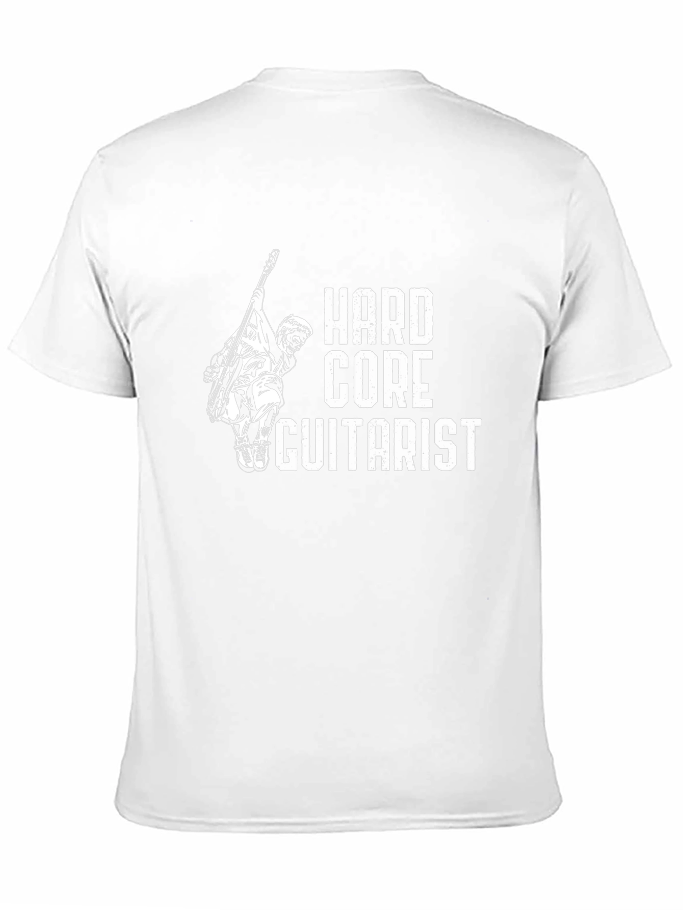 Hardcore Guitarist Black Graphic T-Shirt