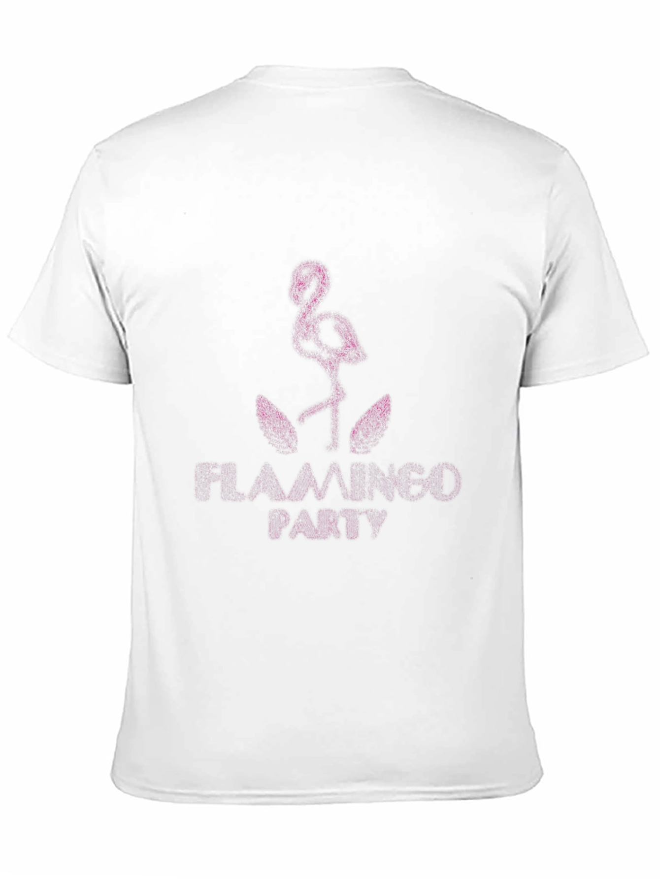 Flamingo Party Graphic Tee - Trendy Black T-Shirt